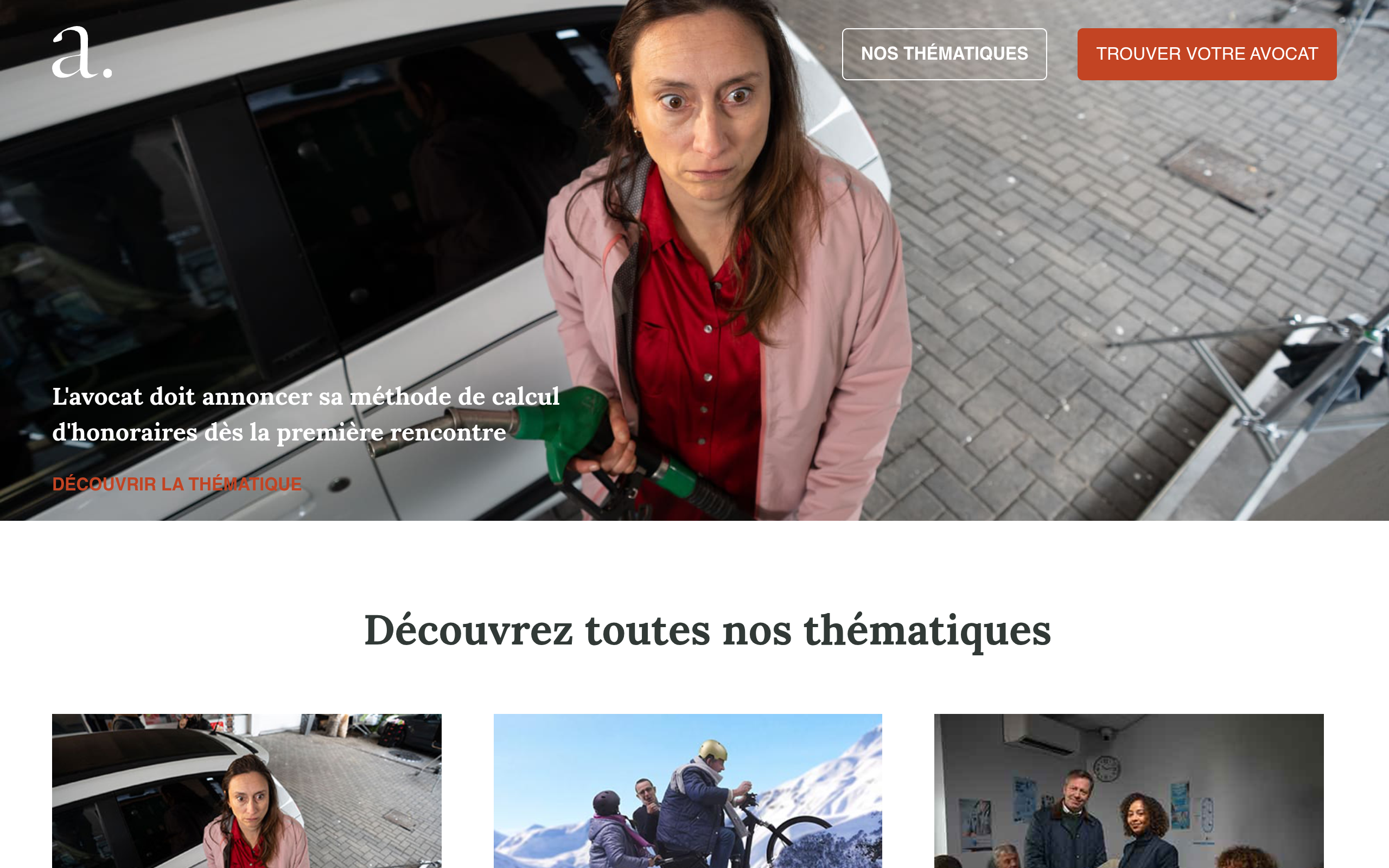 Capture d'écran de AVOCATS.BE