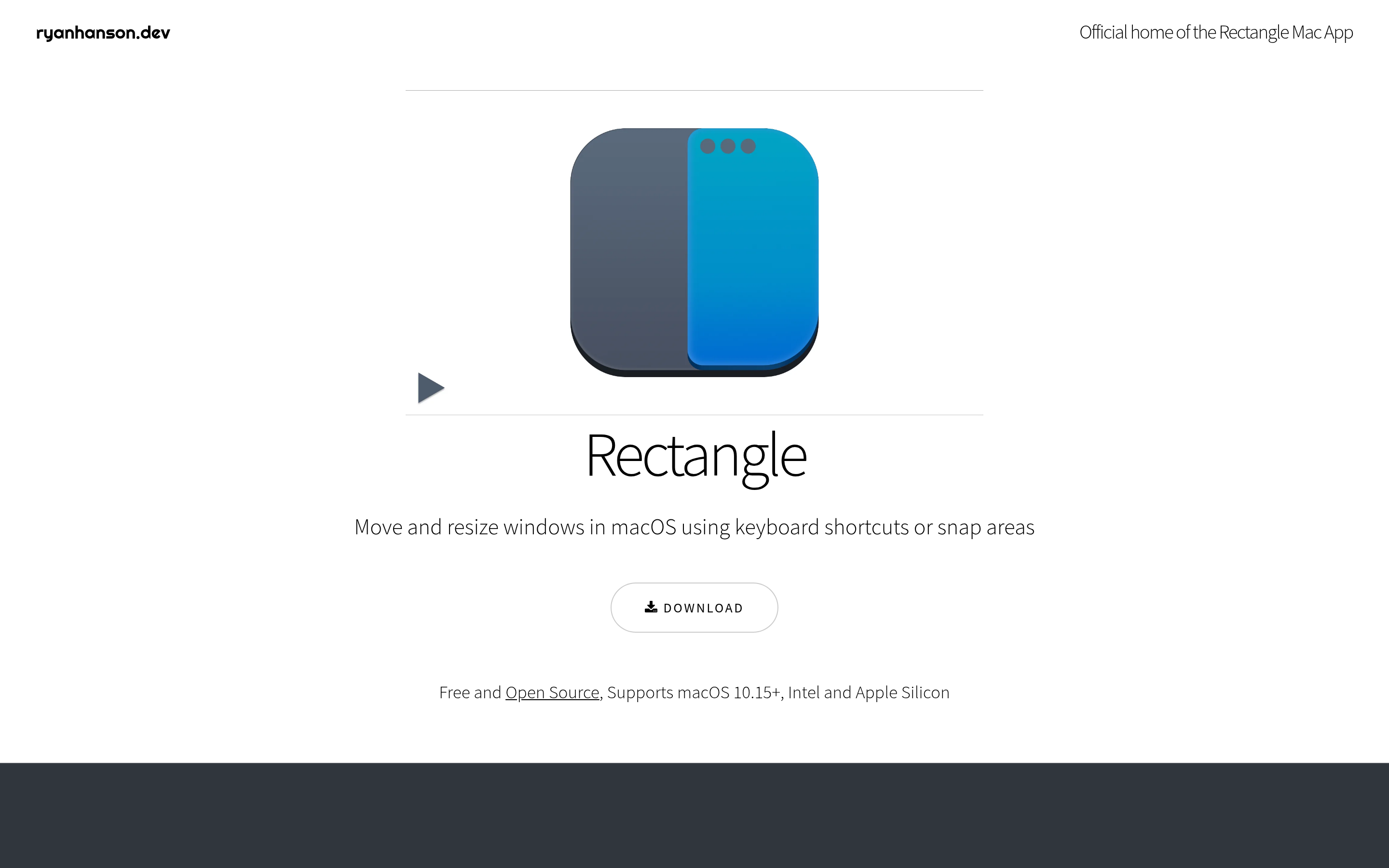 Rectangle 介面截圖