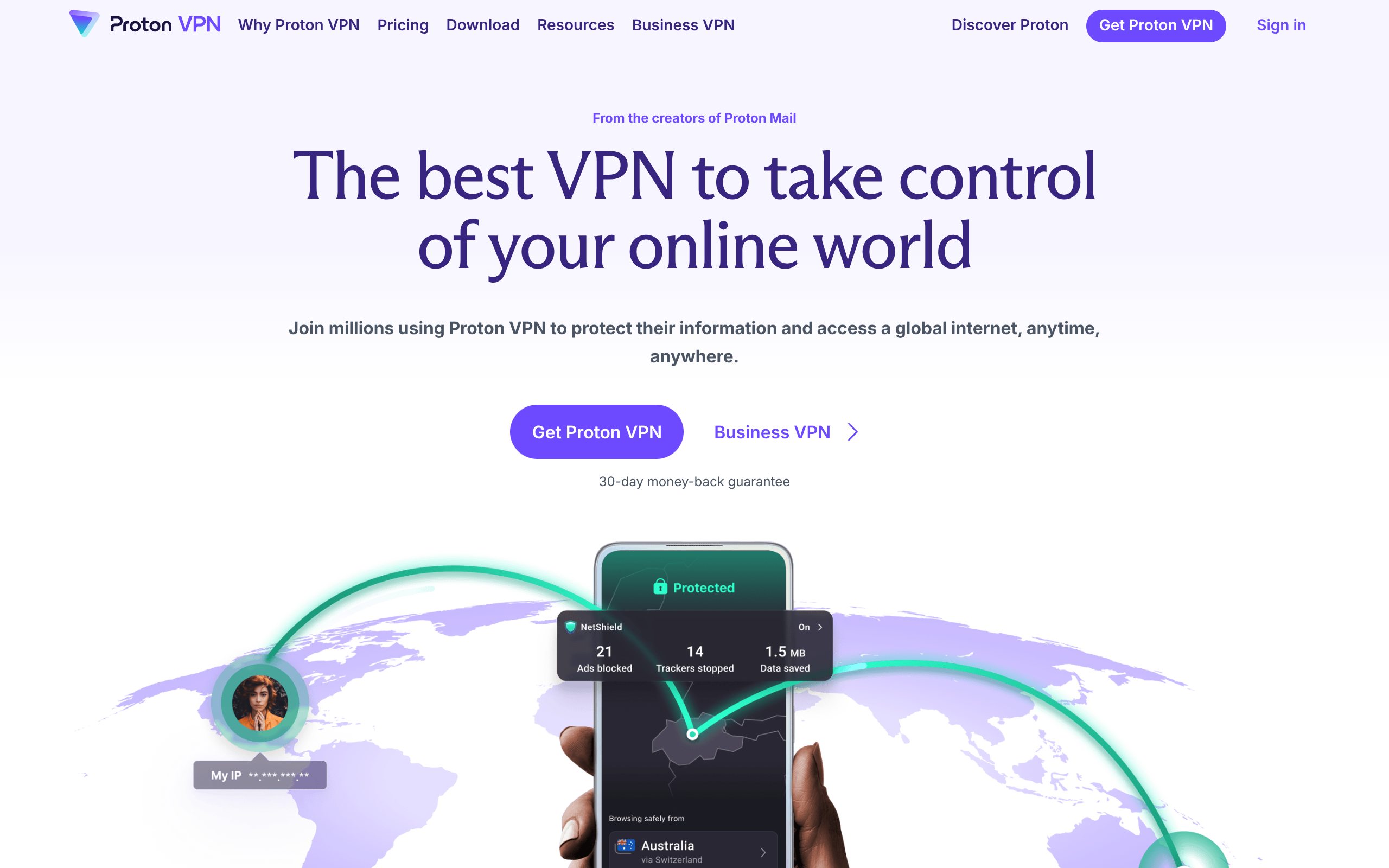 Proton VPN screenshot – image 1