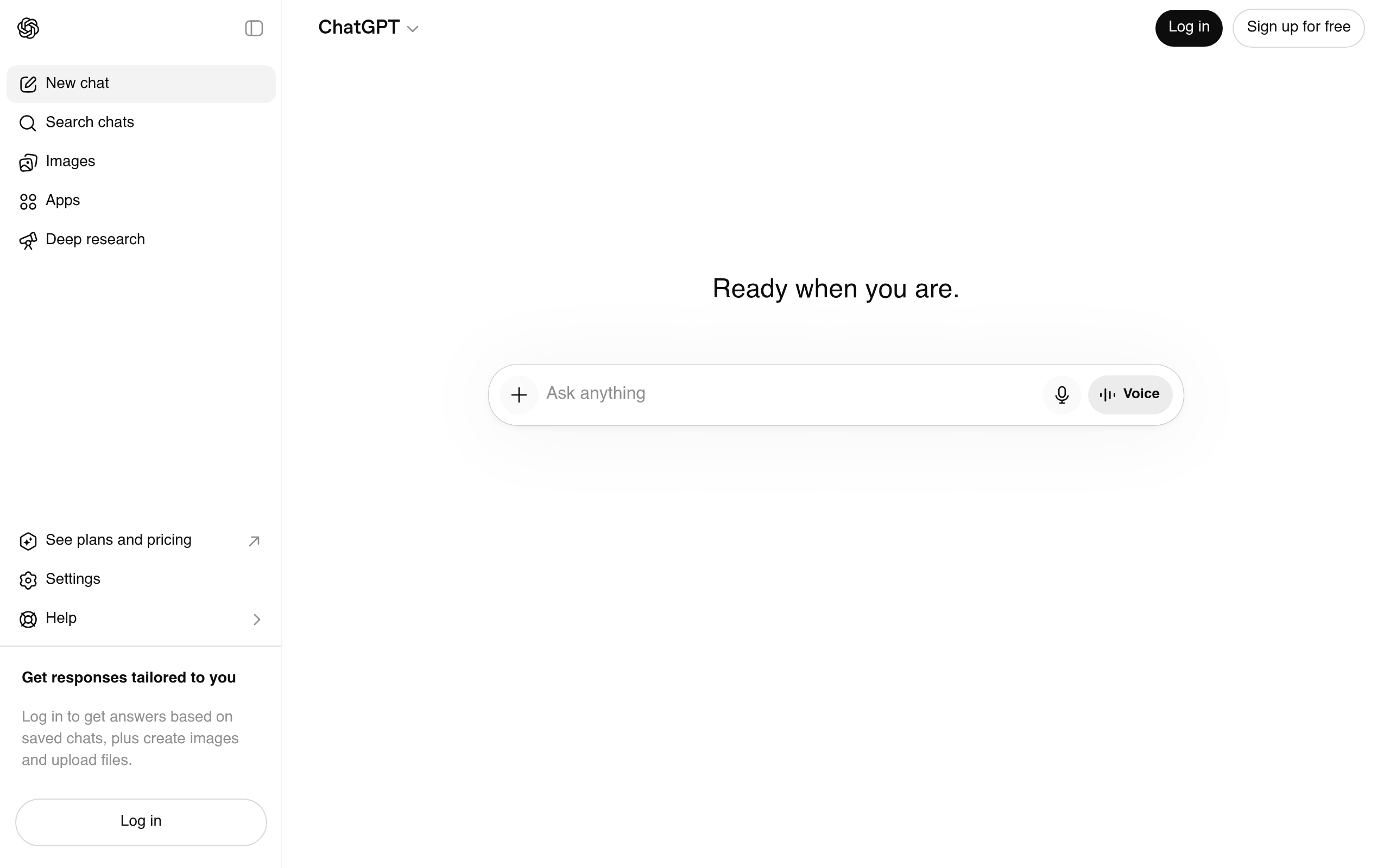 ChatGPT 产品截图