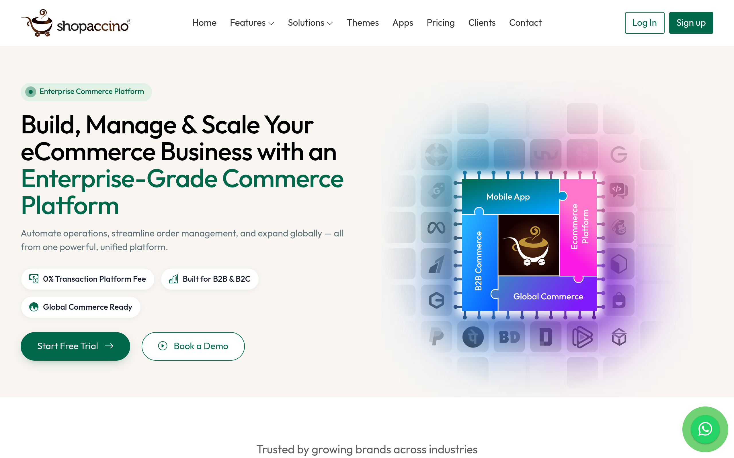Shopaccino screenshot, image 1