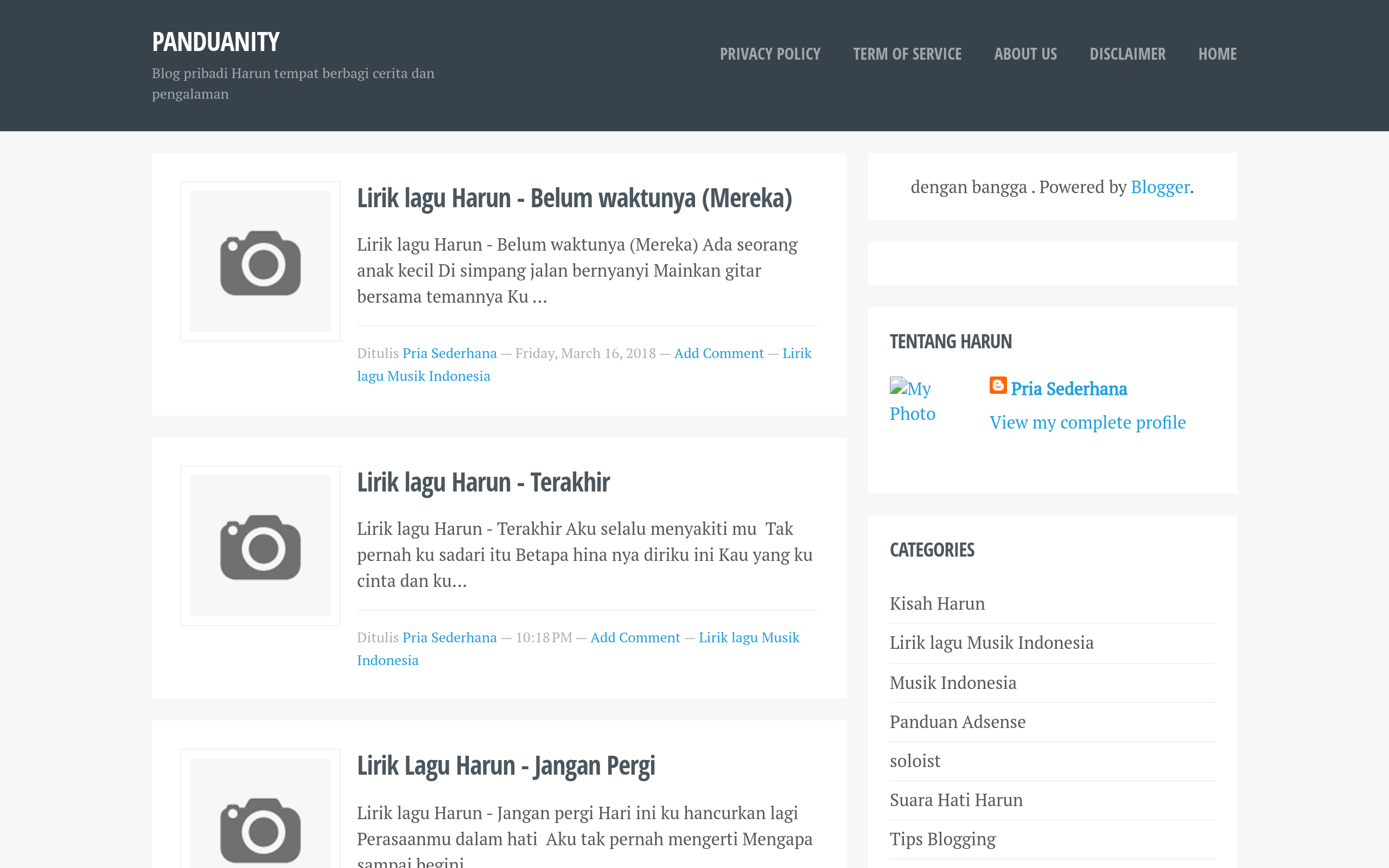 Screenshot of panduanity.blogspot.co.id