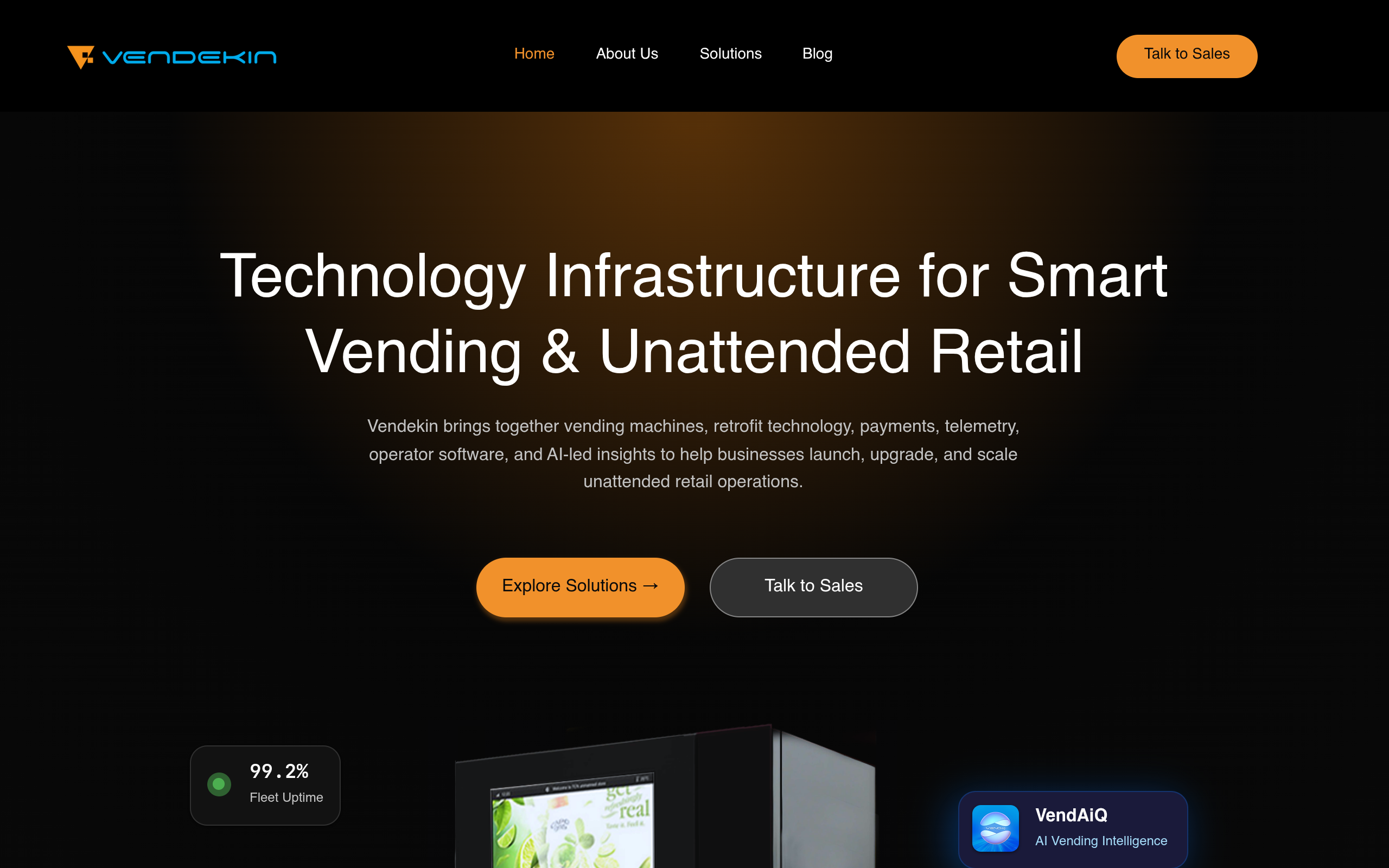 Vendekin Inc - Vending Machine Company screenshot, image 1