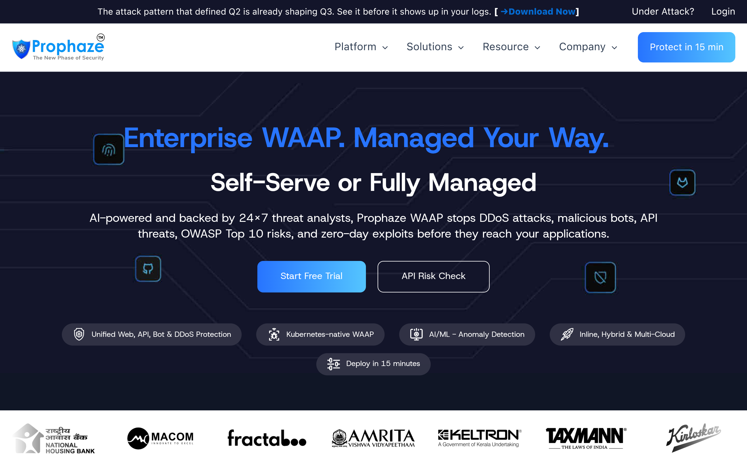 AI-Based WAAP Solution for Enterprises screenshot, image 1