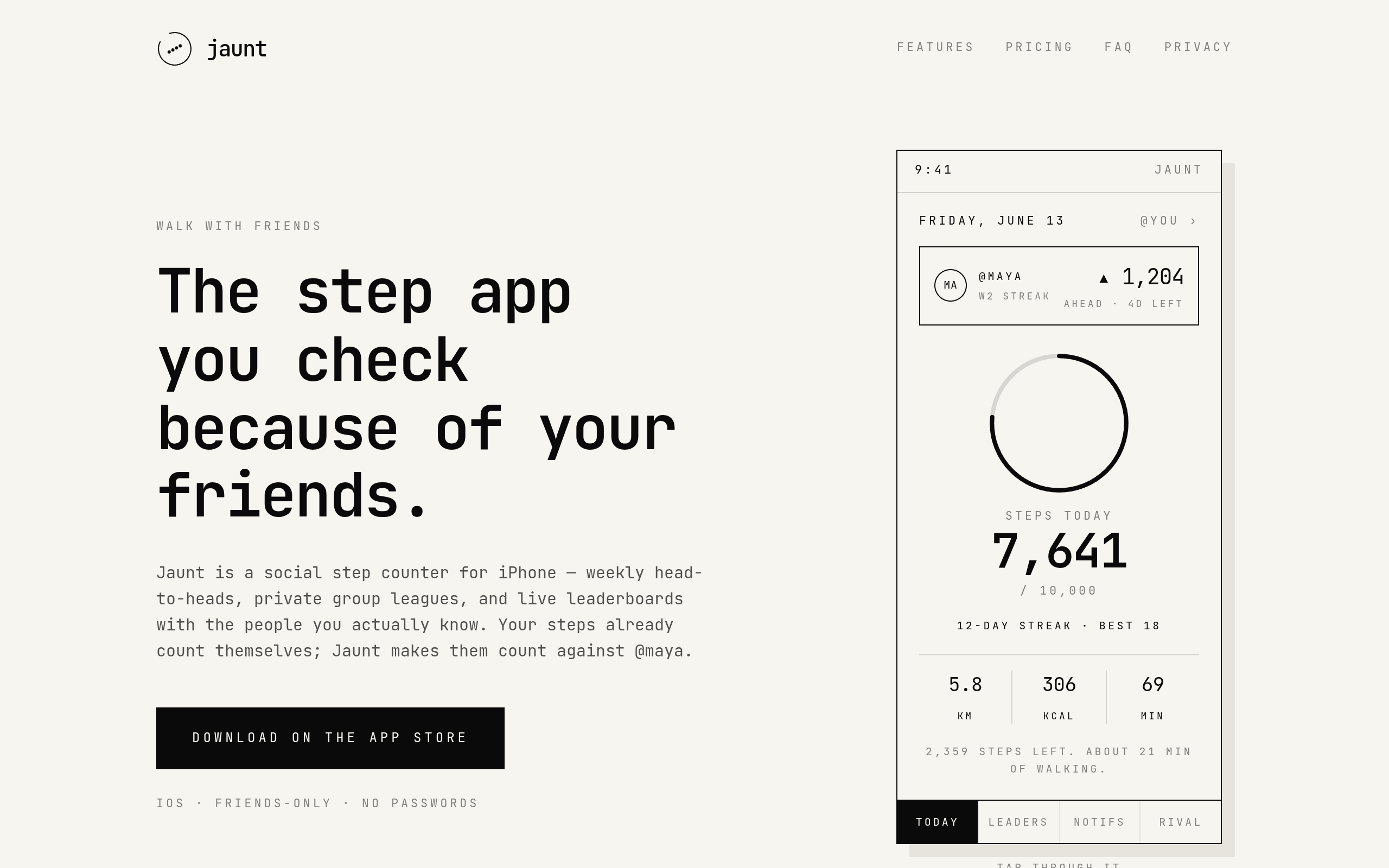 Jaunt screenshot – image 1