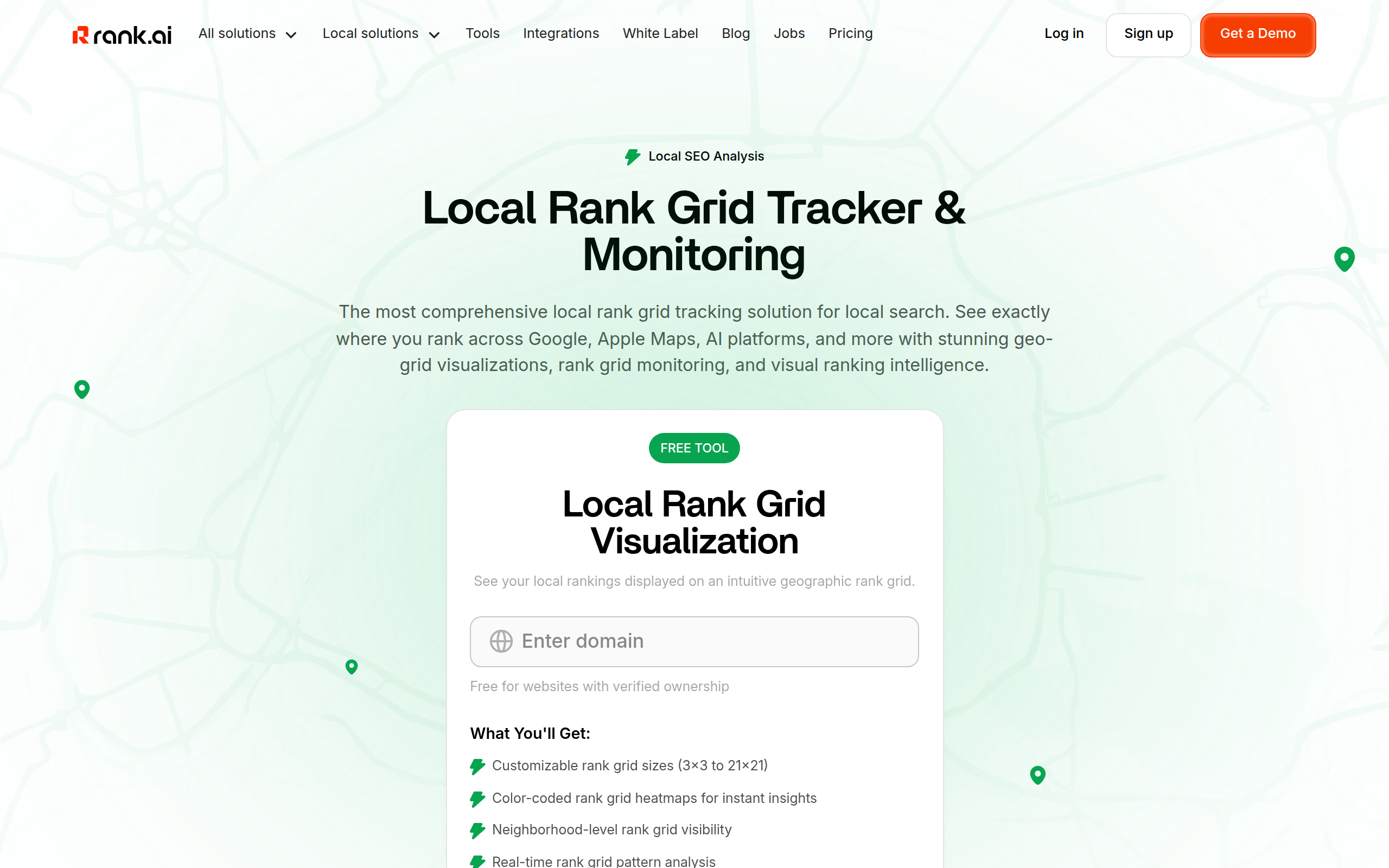 Track and analyze Google Maps performance across locations Screenshot