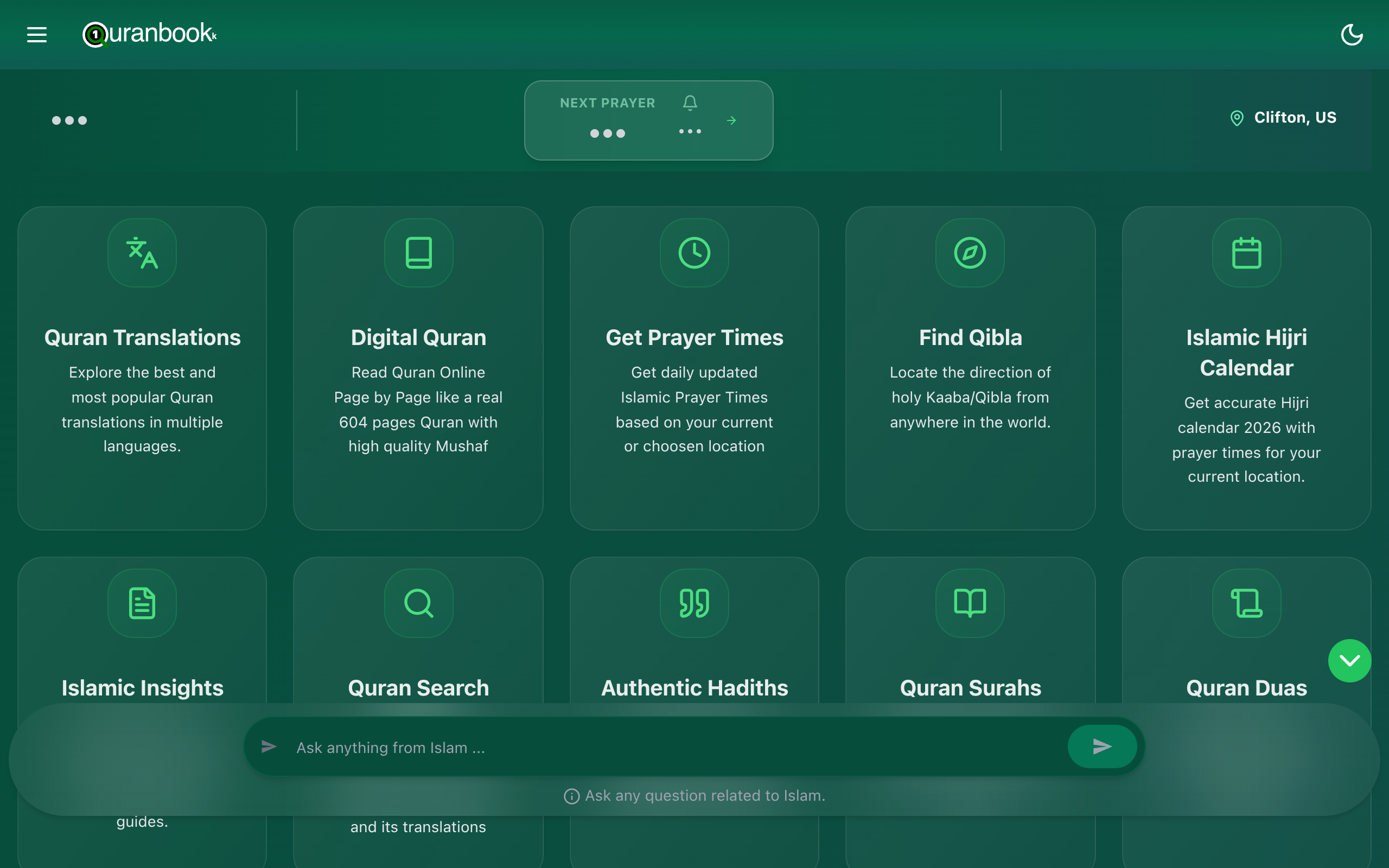Quranbookk screenshot – image 1