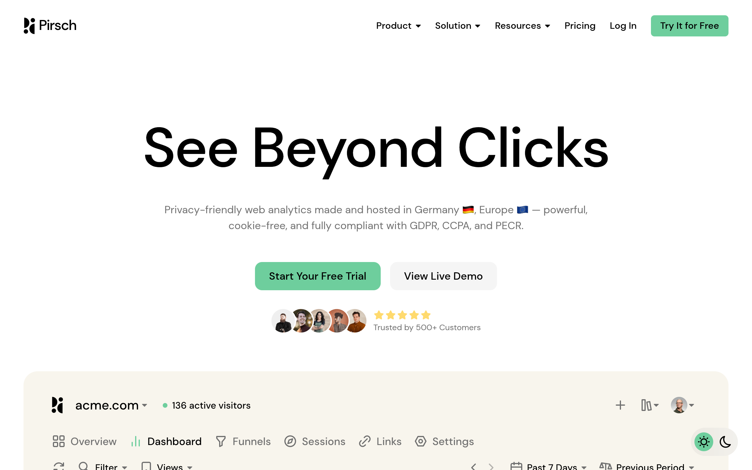 Pirsch Analytics screenshot – image 1