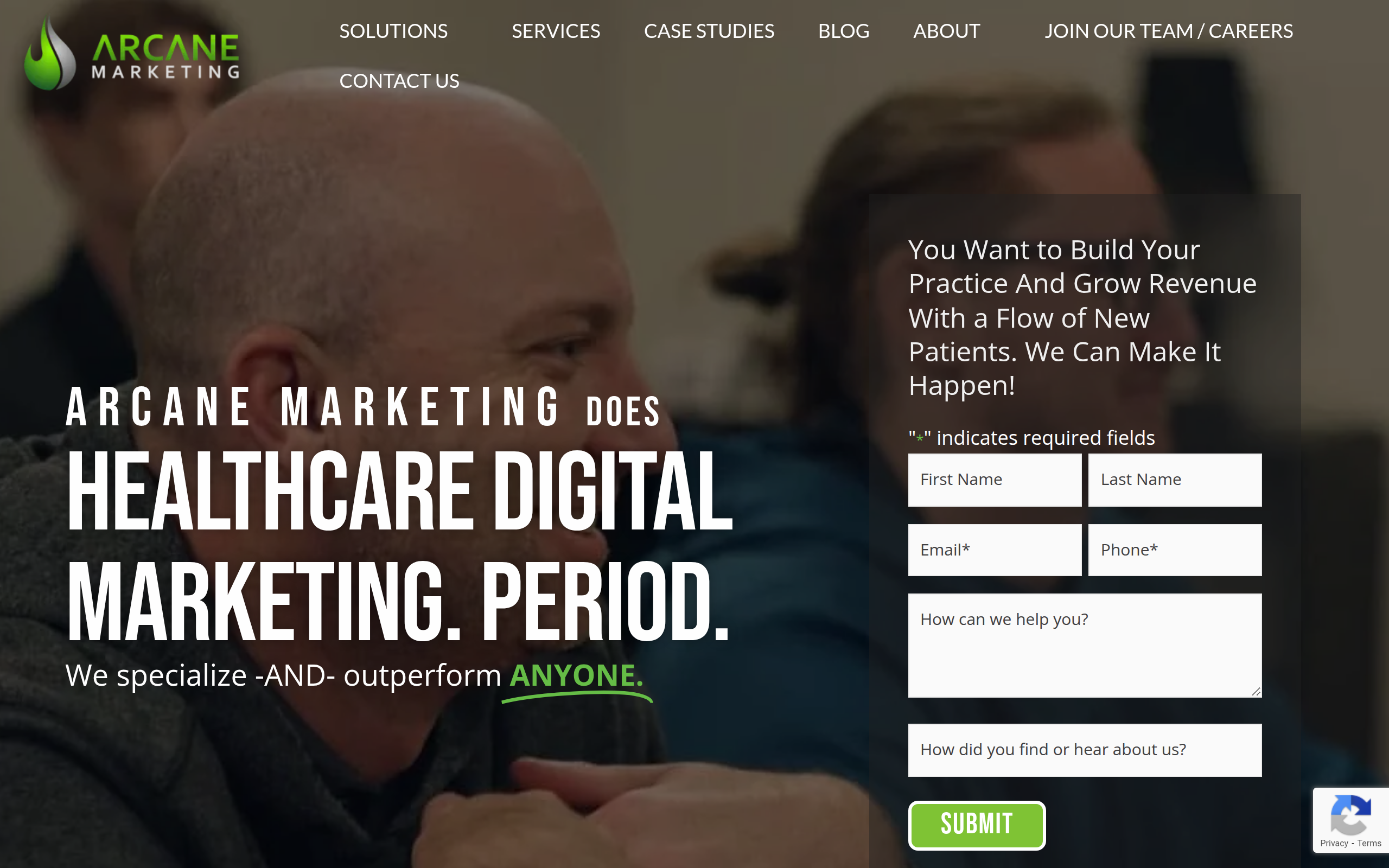 Arcane Marketing Screenshot