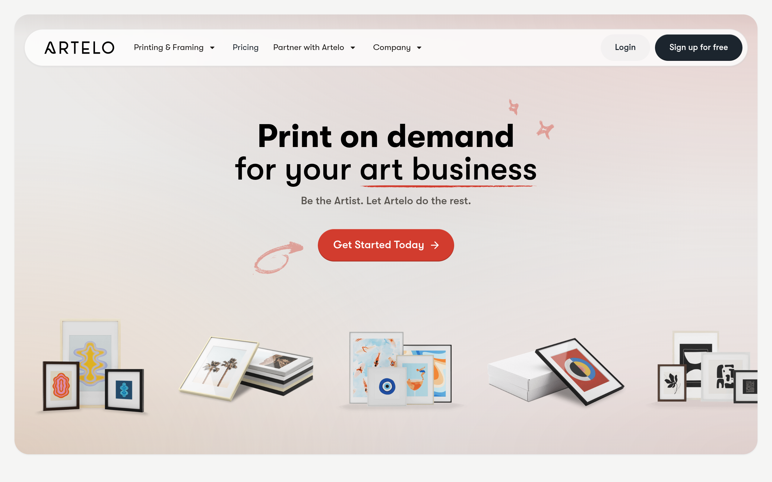 Artelo screenshot, image 1