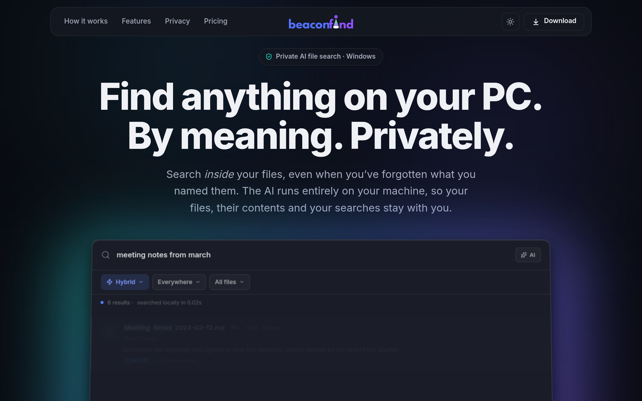 BeaconFind screenshot – image 1