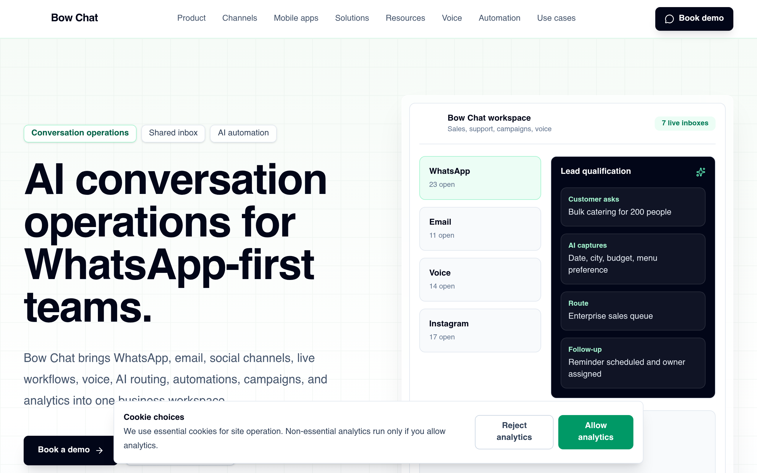 Bow Chat screenshot