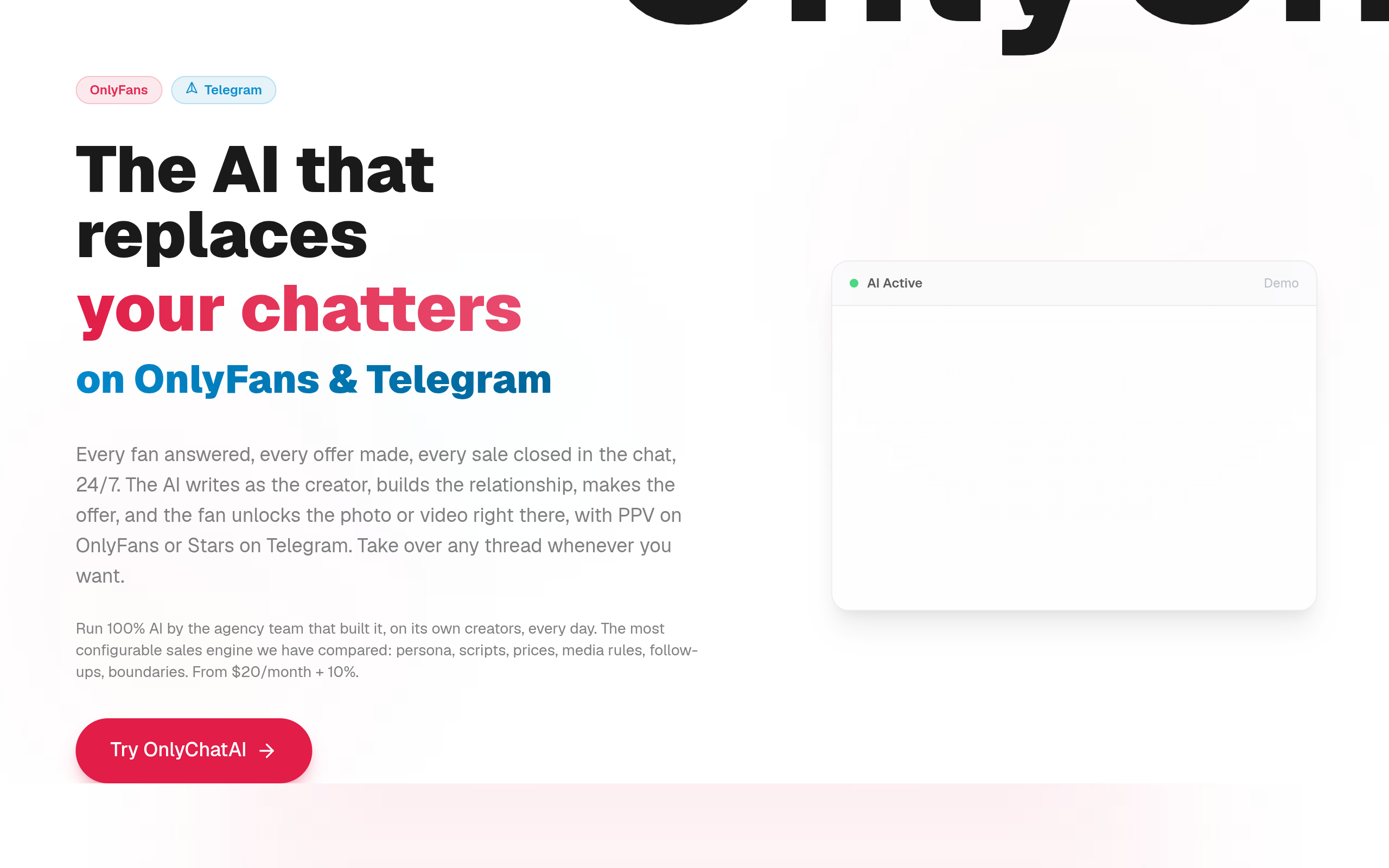 OnlyChatAI screenshot, image 1