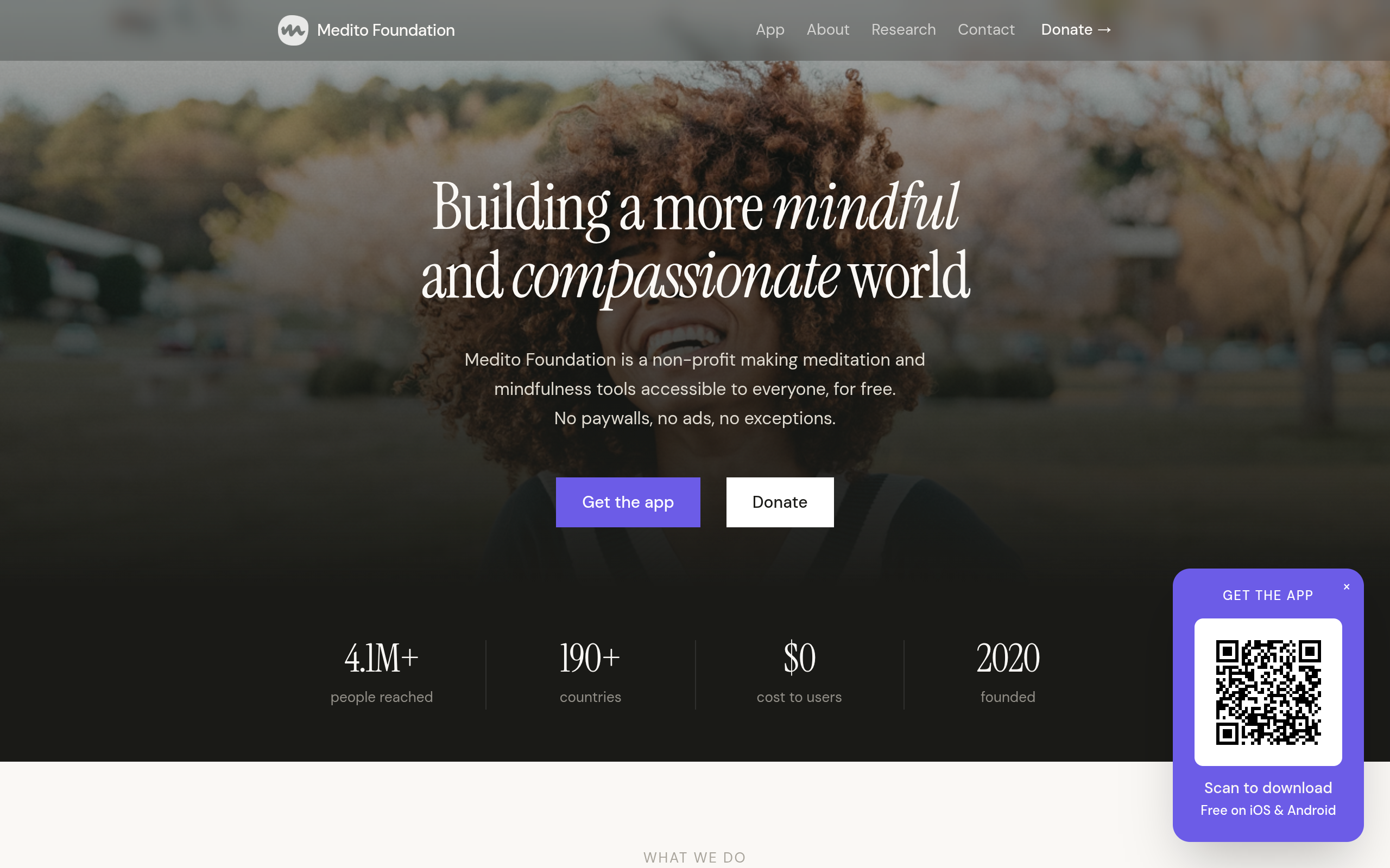 Medito Foundation screenshot – image 1