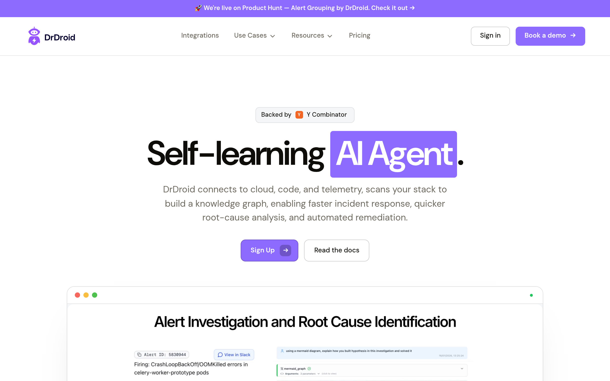 Alert Grouping by DrDroid screenshot – image 1