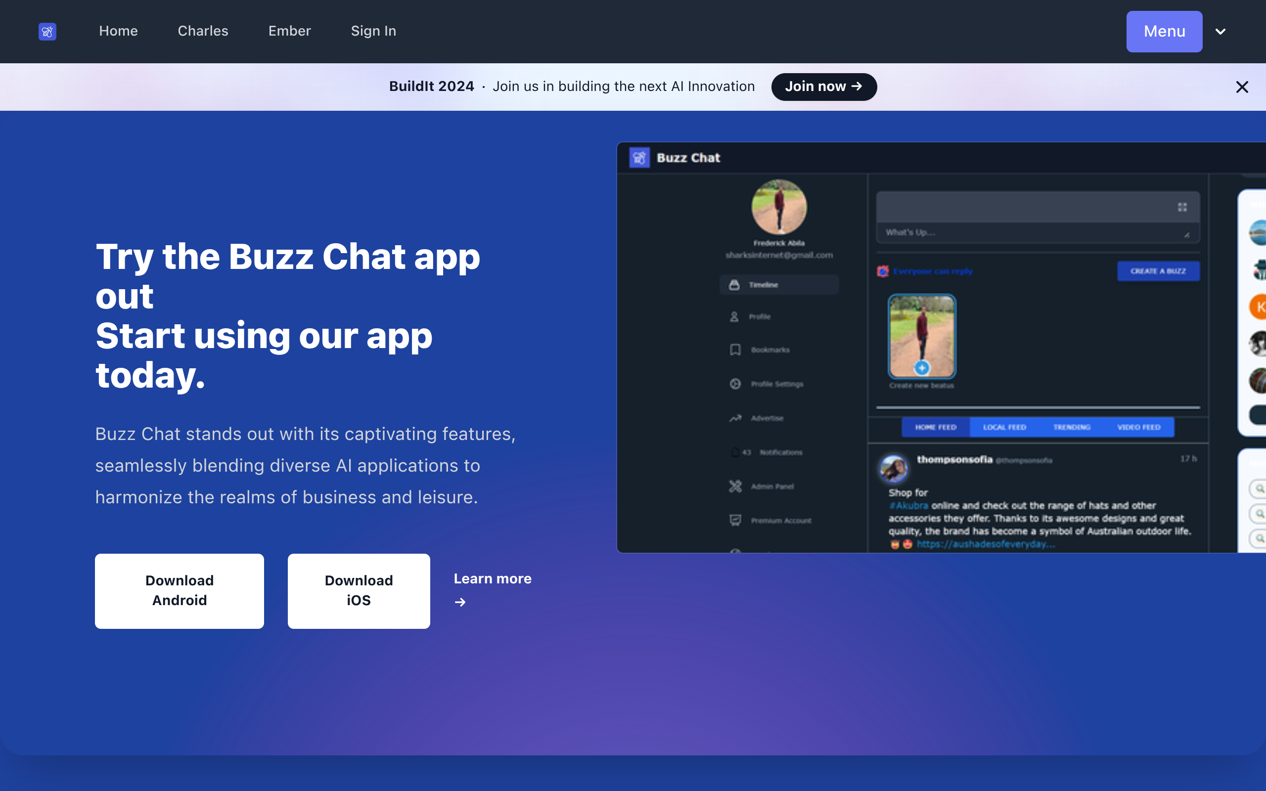Buzz Chat screenshot – image 1