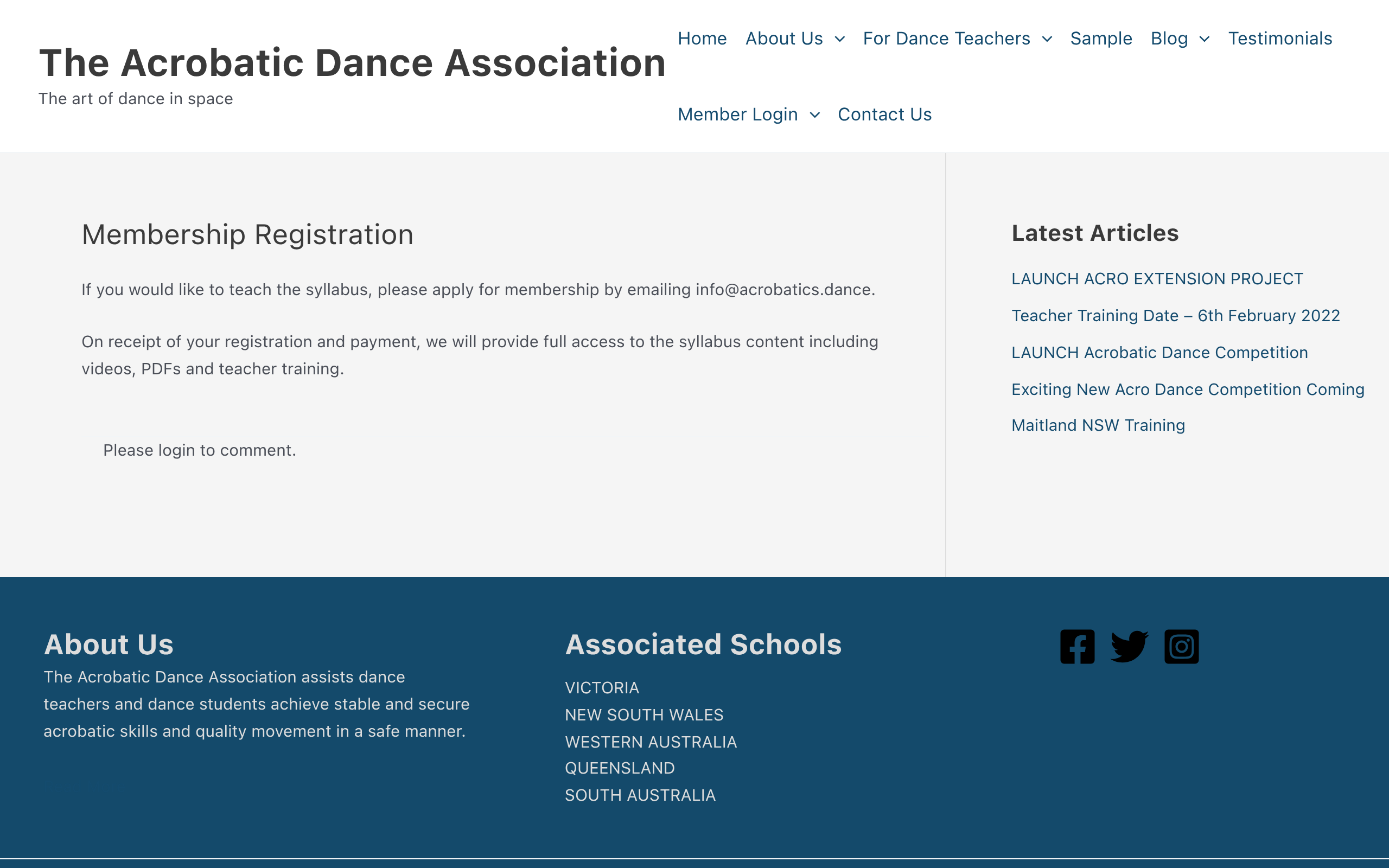 The Acrobatic Dance Association