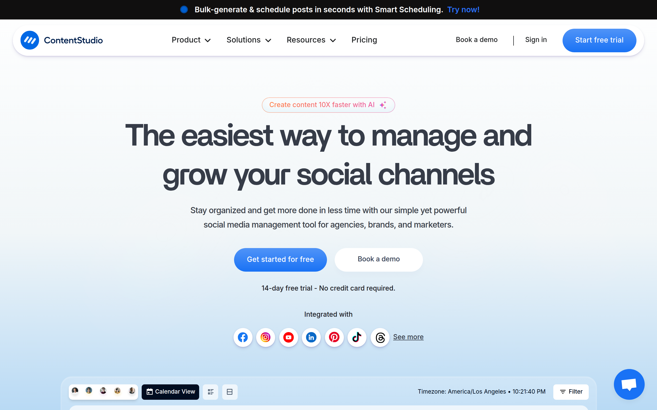 Contentstudio screenshot