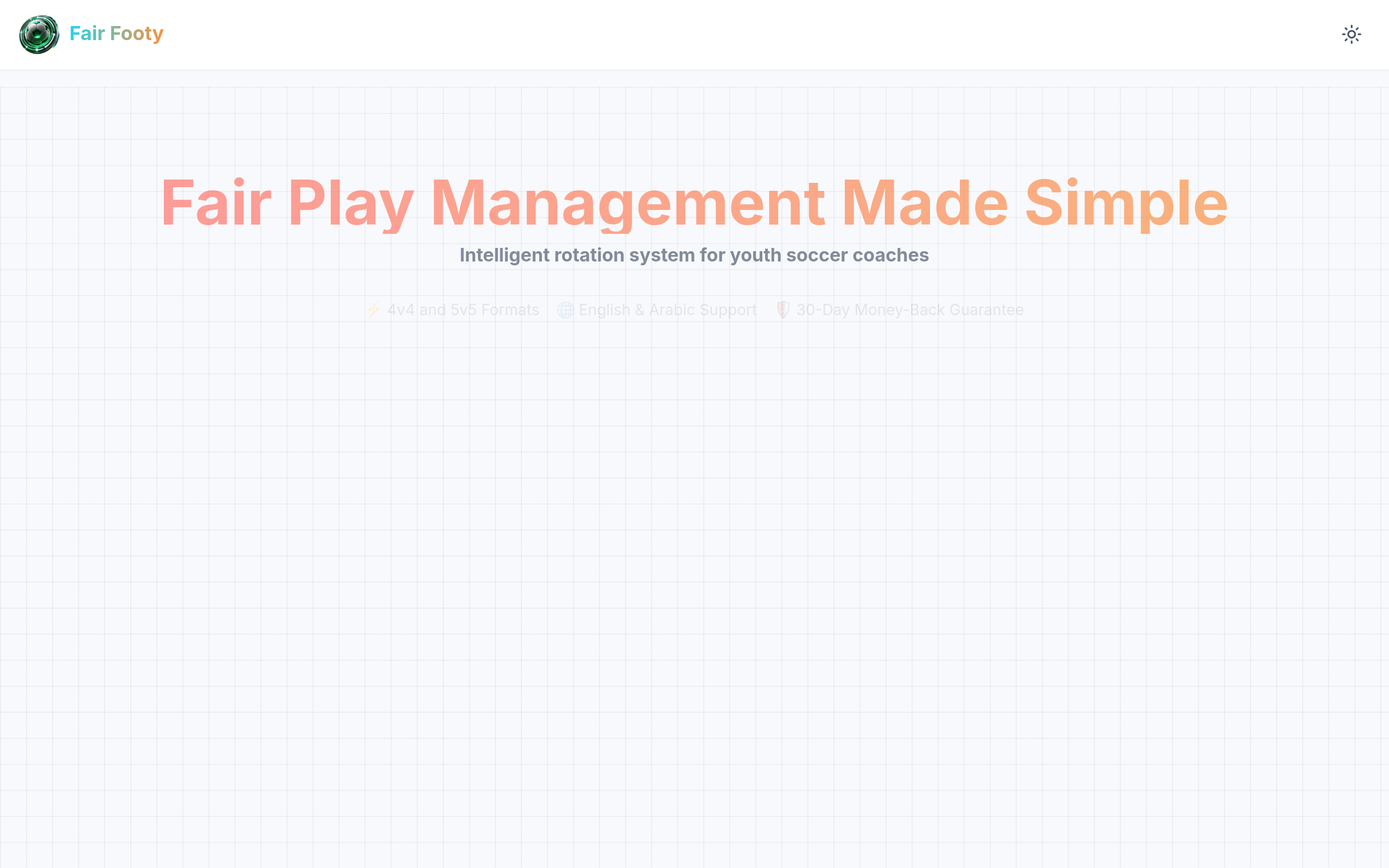 FAIR Footy - Innovative platform promoting equal opportunities and fair play in soccer communities worldwide