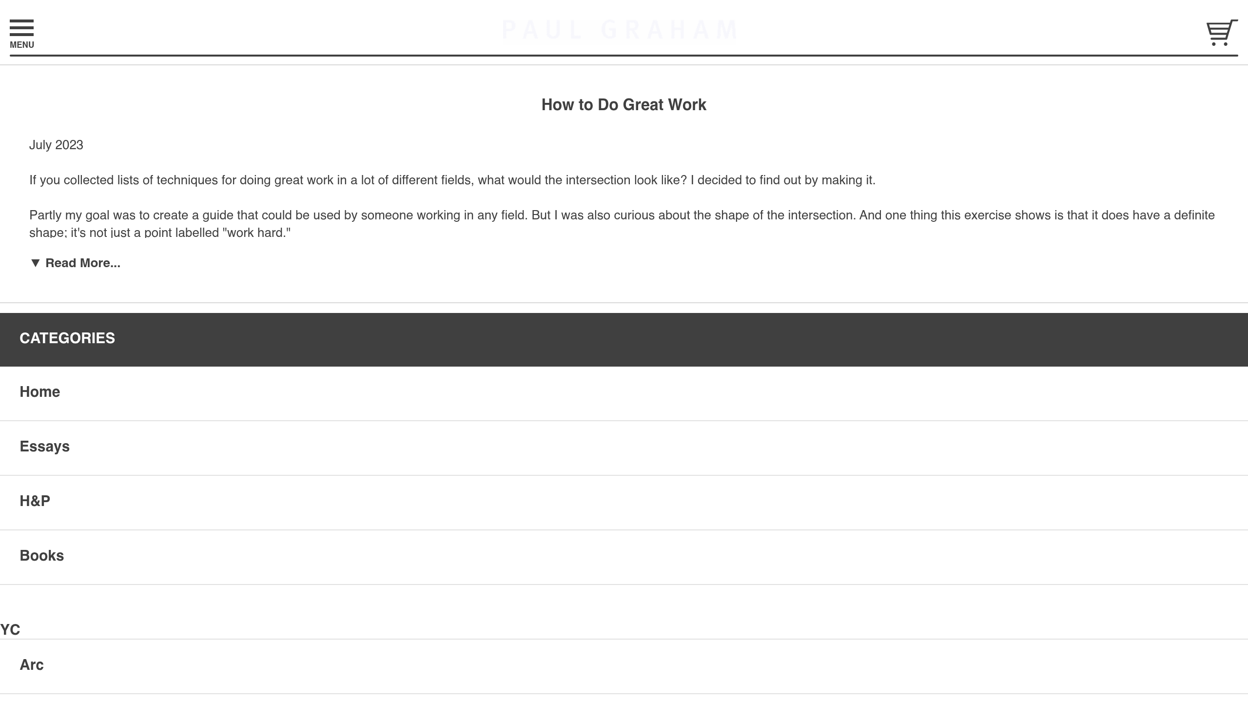 Preview of How to Do Great Work