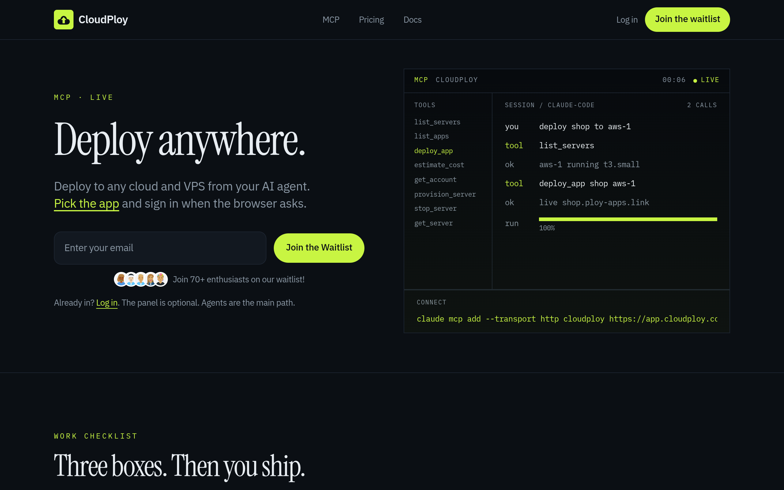 CloudPloy screenshot