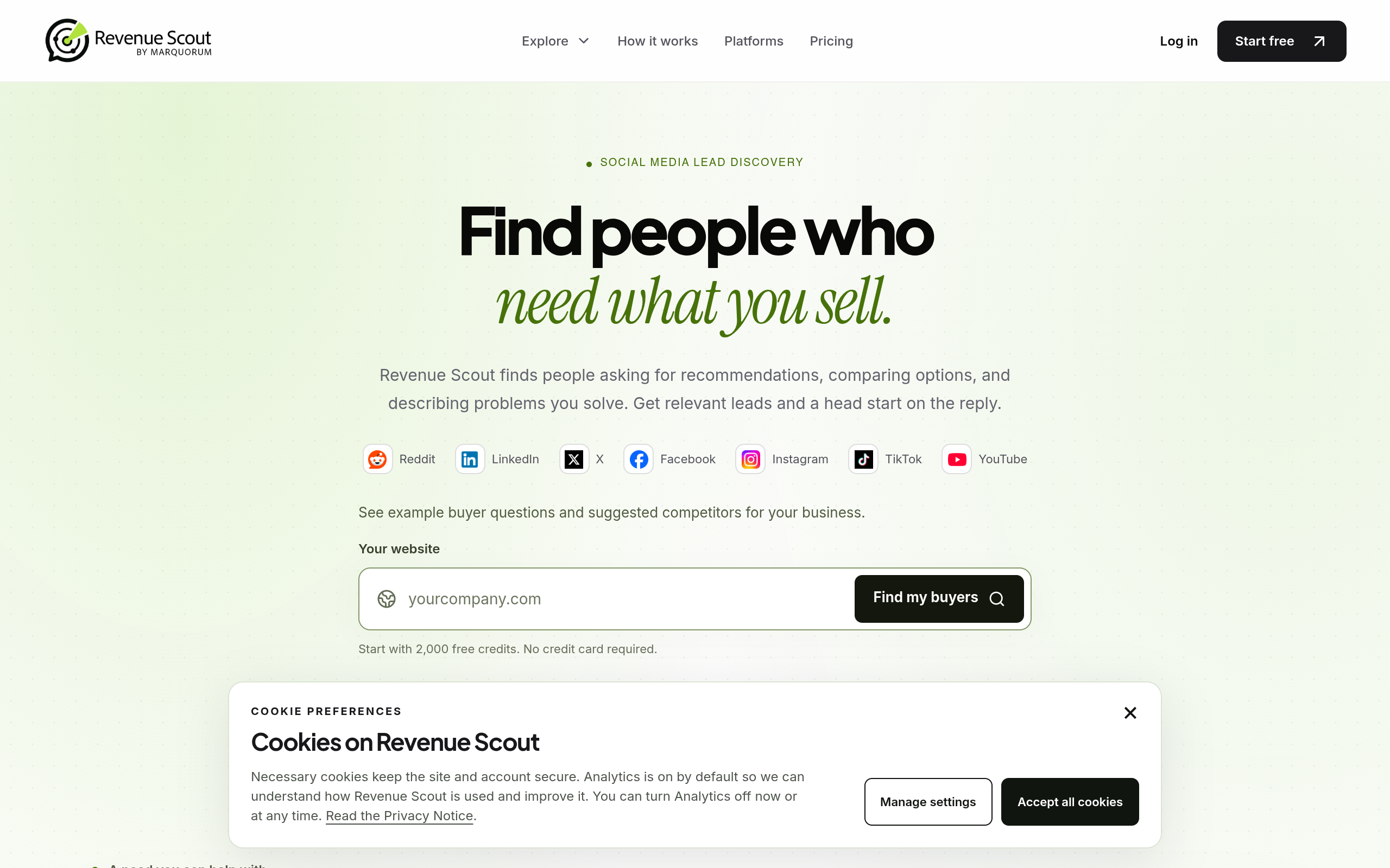 Revenue Scout screenshot