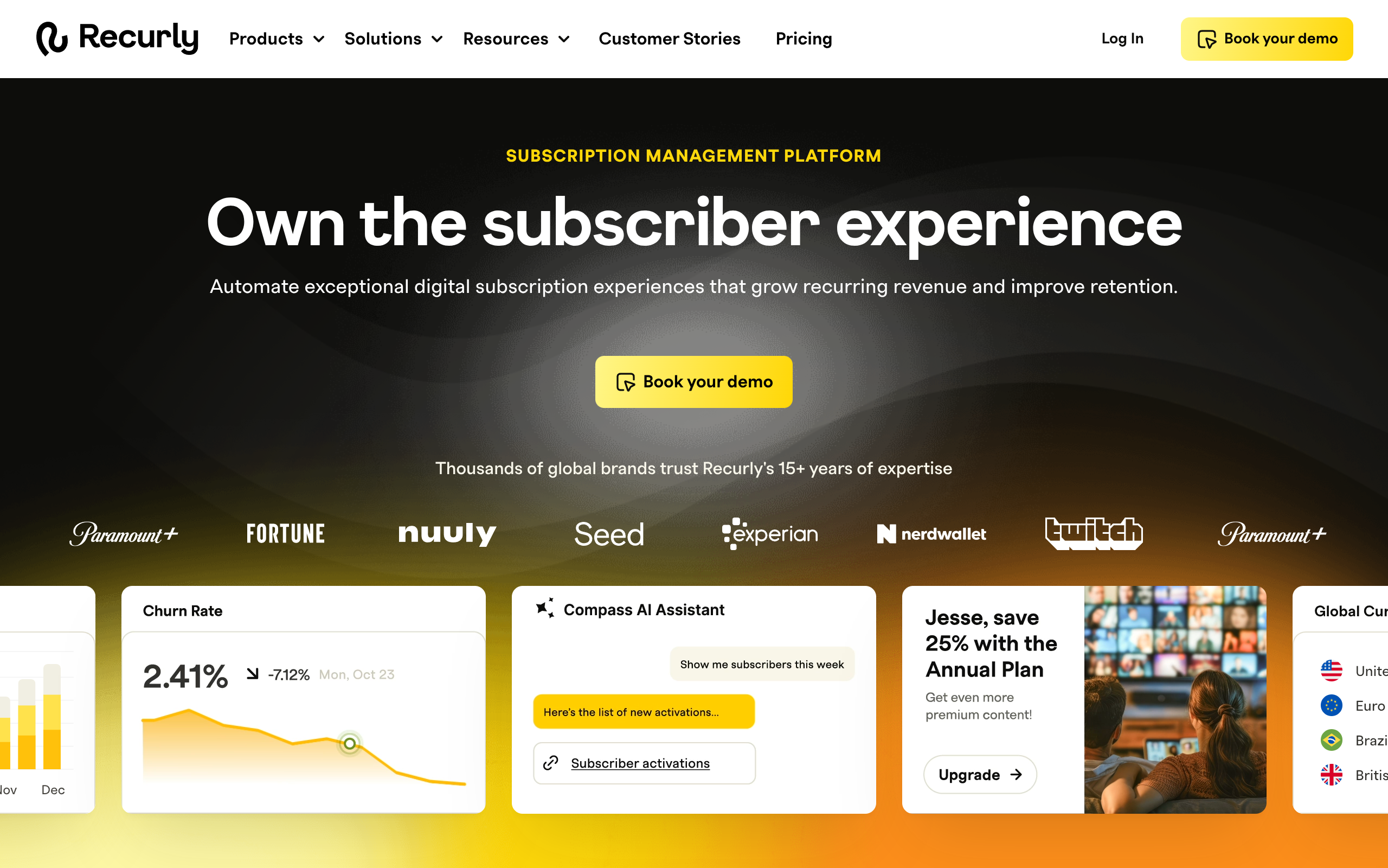 Recurly screenshot – image 1
