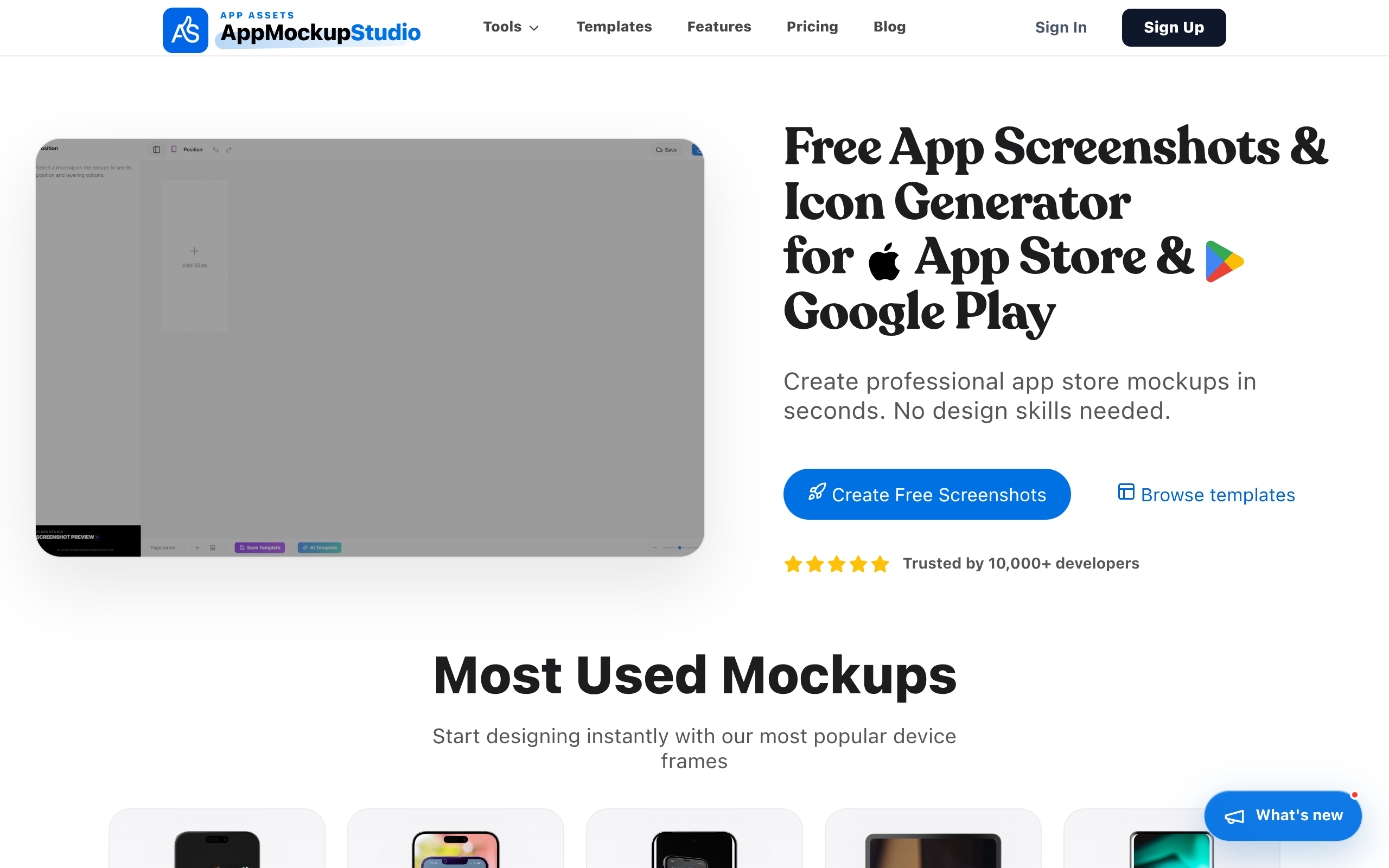 App Mockup Studio screenshot – image 1