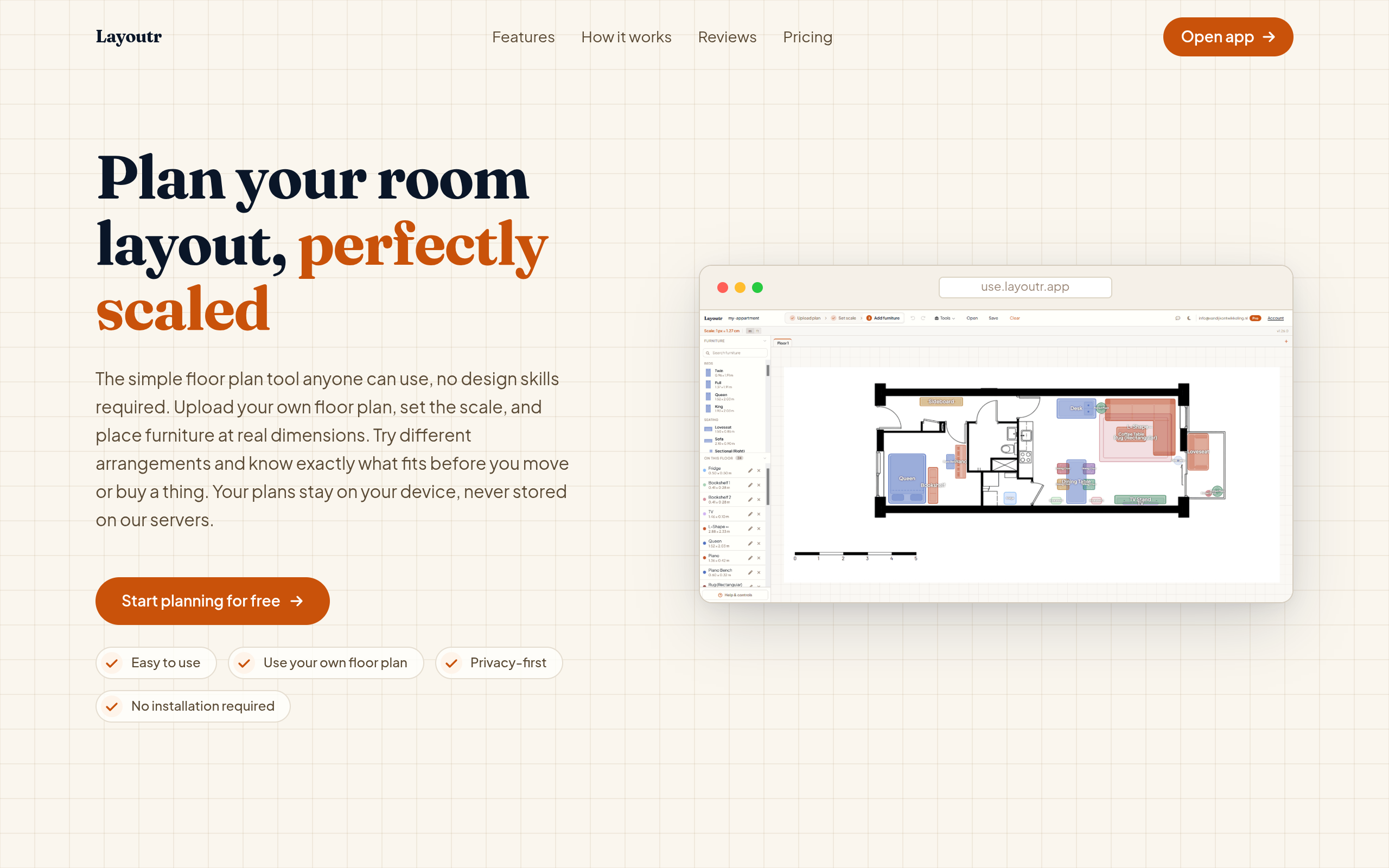 Layoutr — AI-furnishing screenshot – image 1