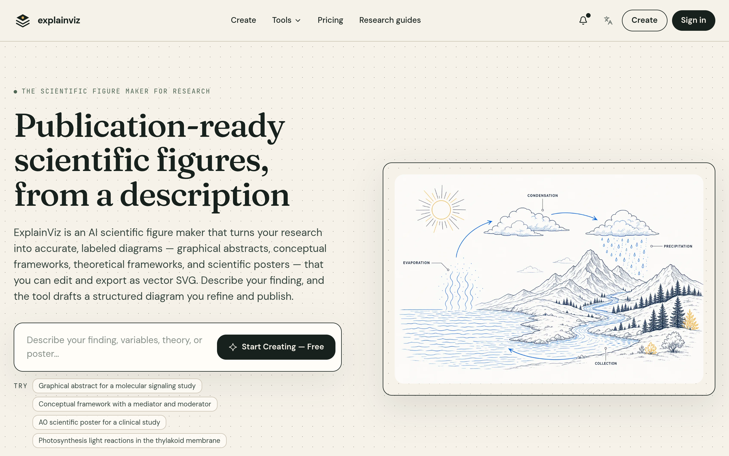 AI Scientific Figure & Diagram Maker screenshot, image 1