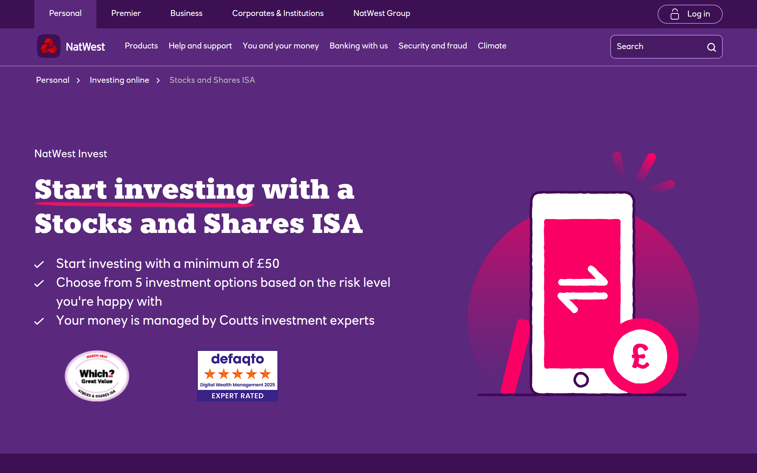 Natwest screenshot