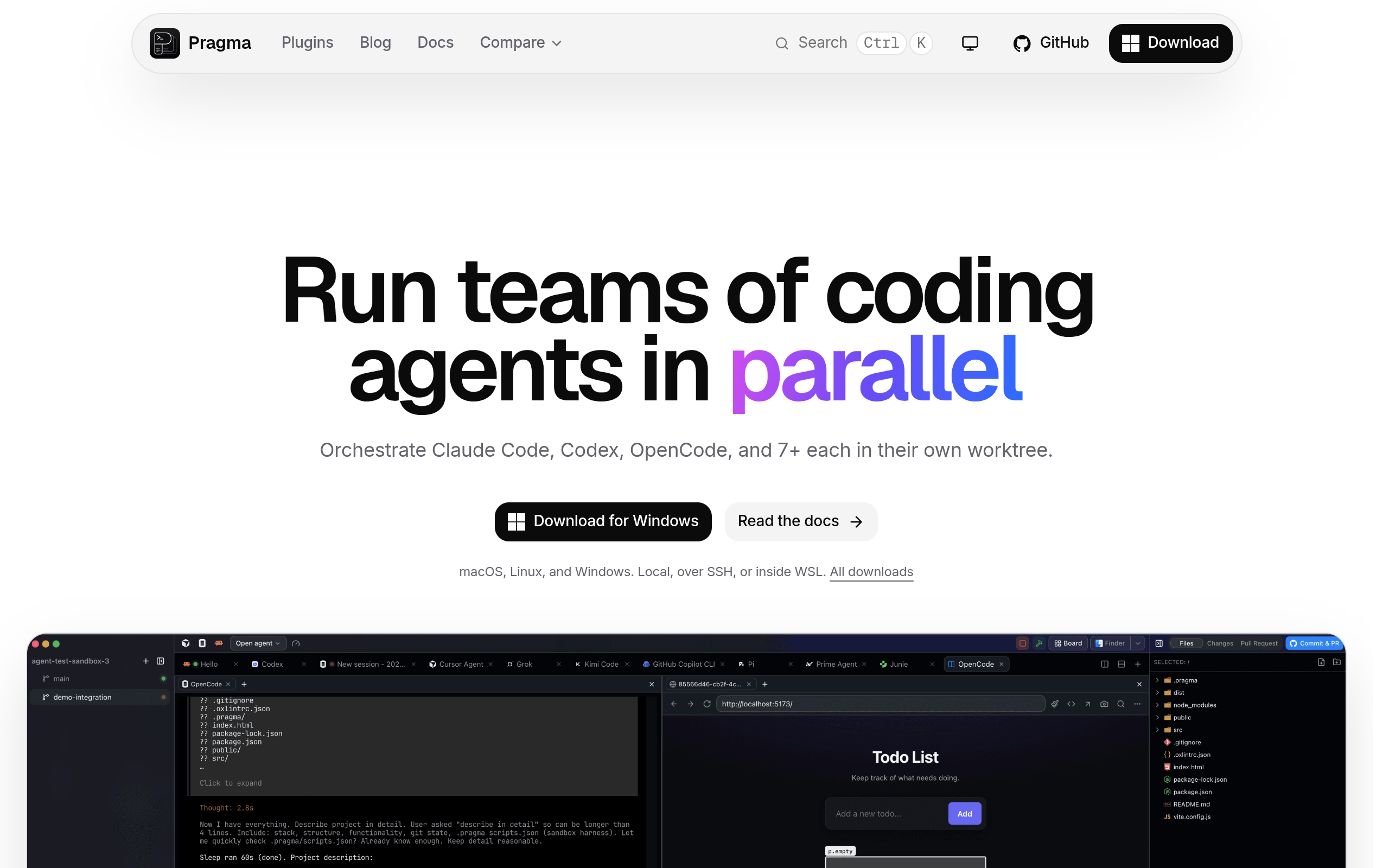 Pragma screenshot, image 1