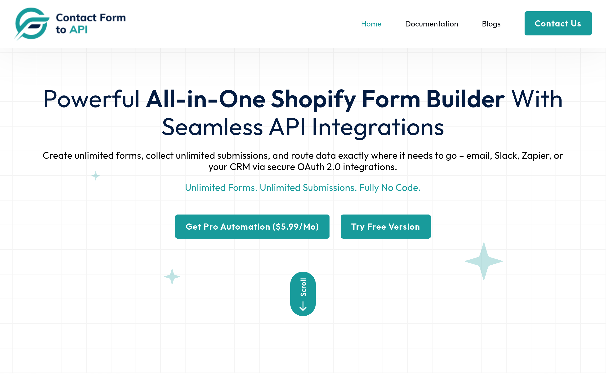 Shopify - Contact form 7 to Any API screenshot, image 1
