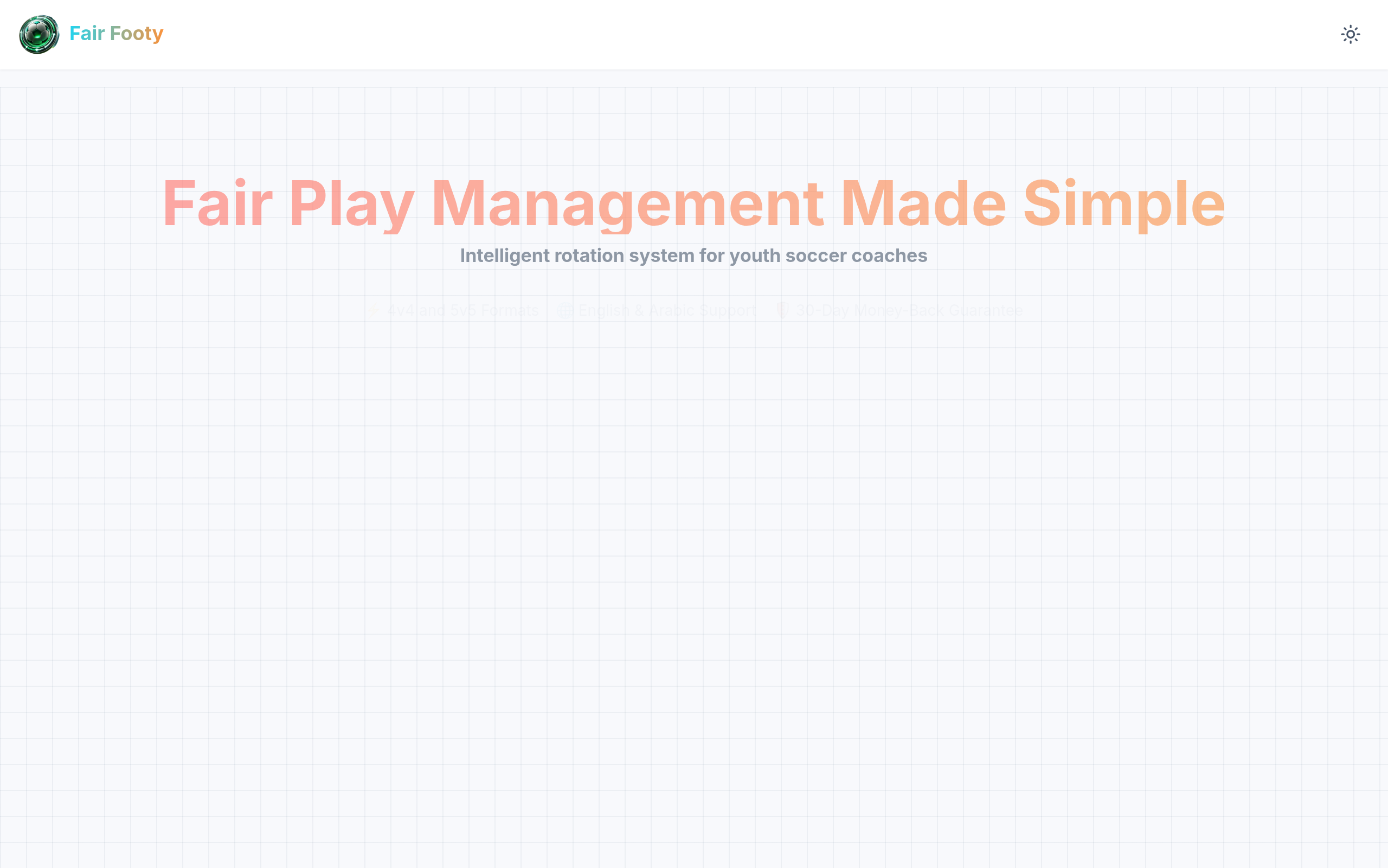 FAIR Footy - Innovative platform promoting equal opportunities and fair play in soccer communities worldwide