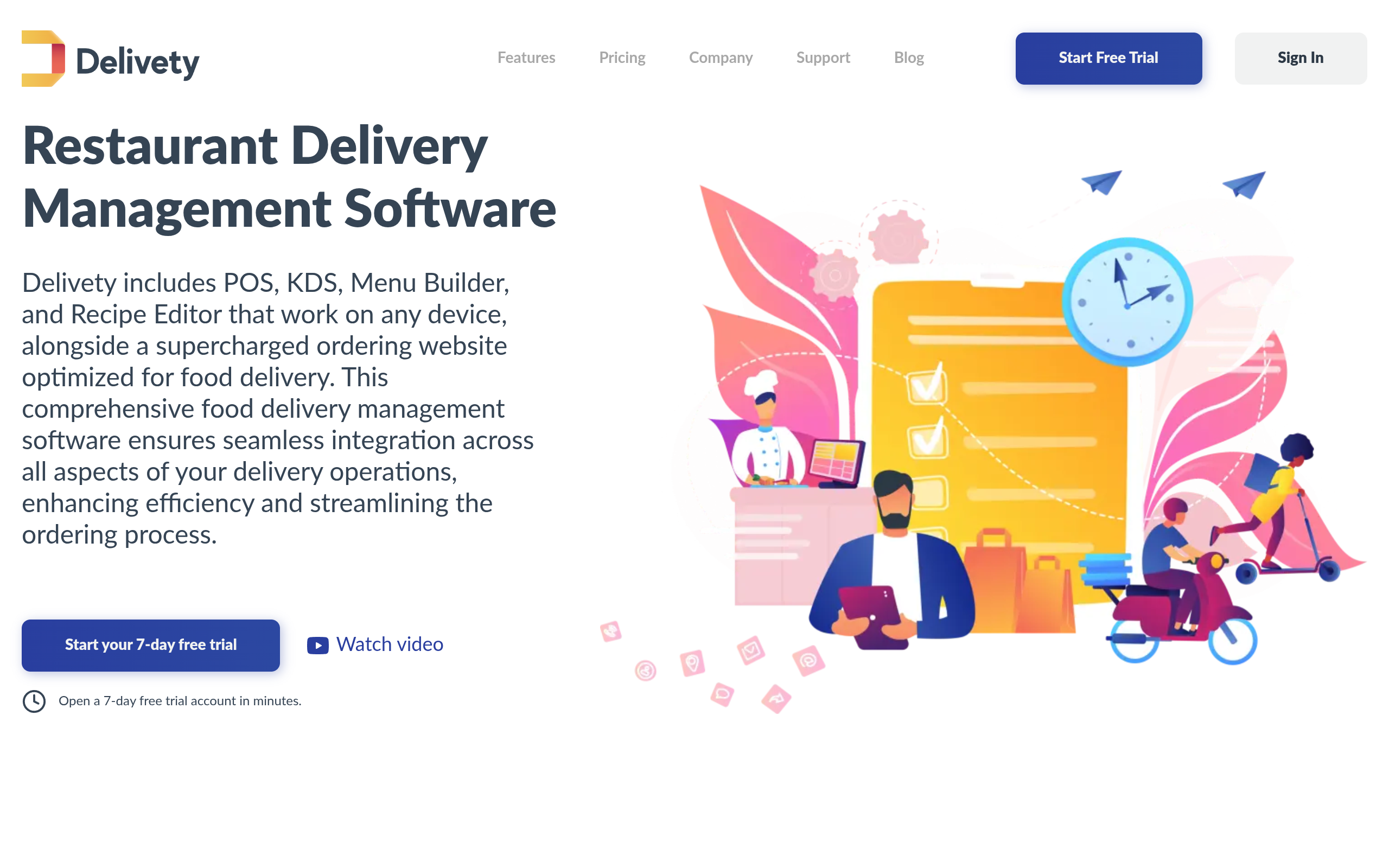 Restaurant Delivery Management Software screenshot, image 1