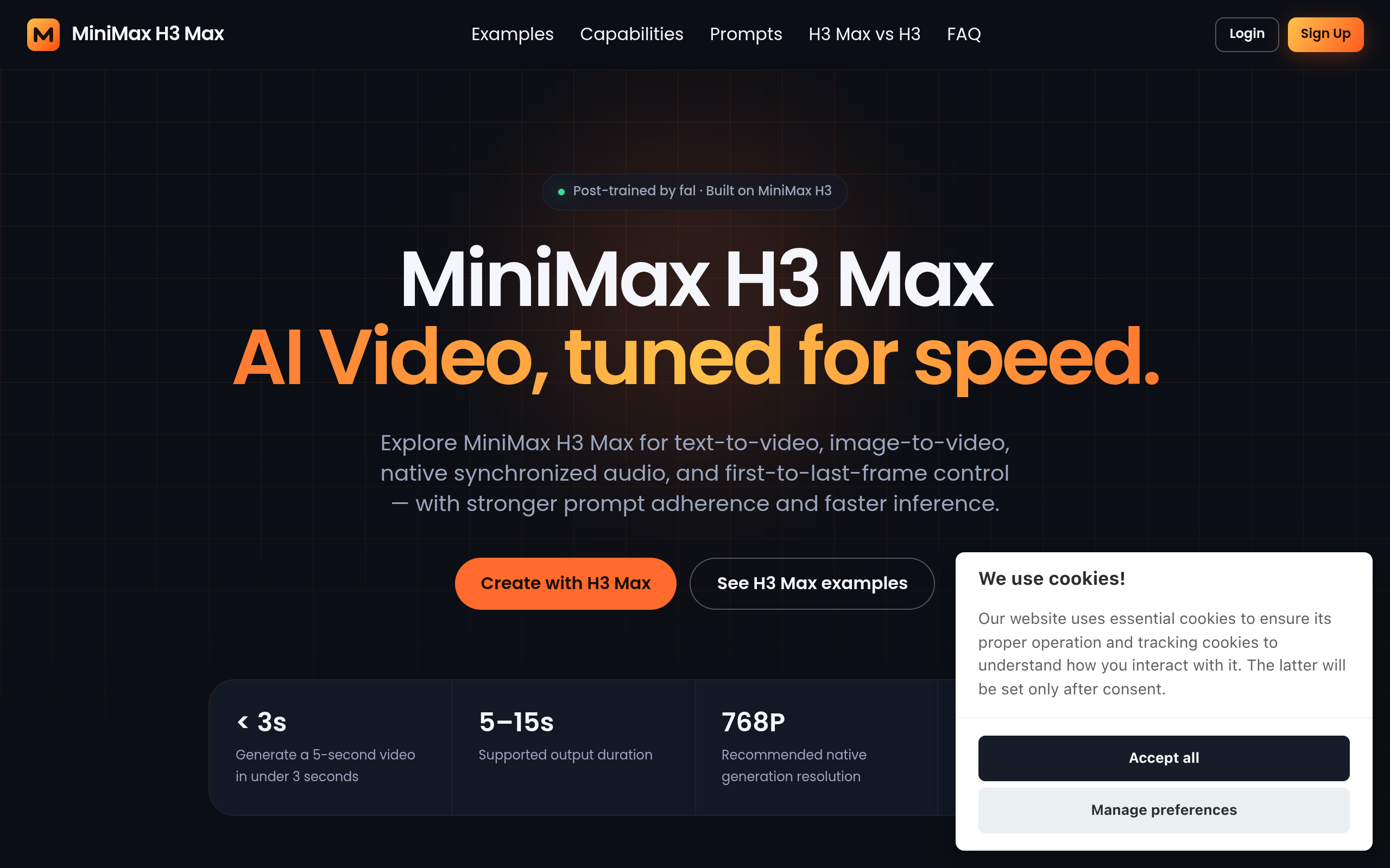 MiniMax H3 Max screenshot, image 1