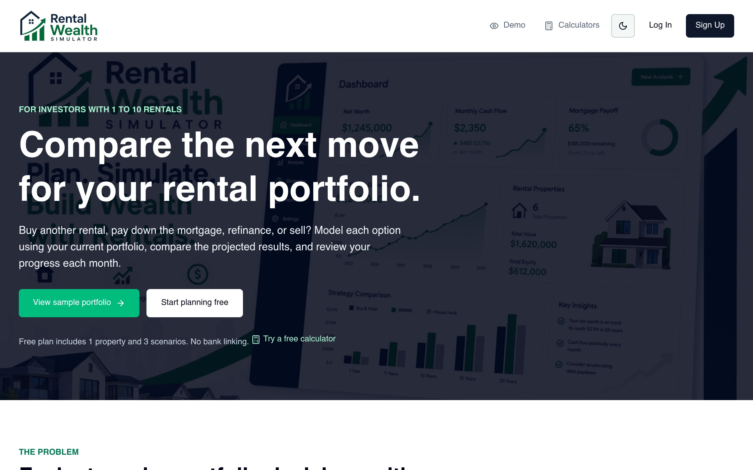 Rental Wealth Simulator screenshot – image 1