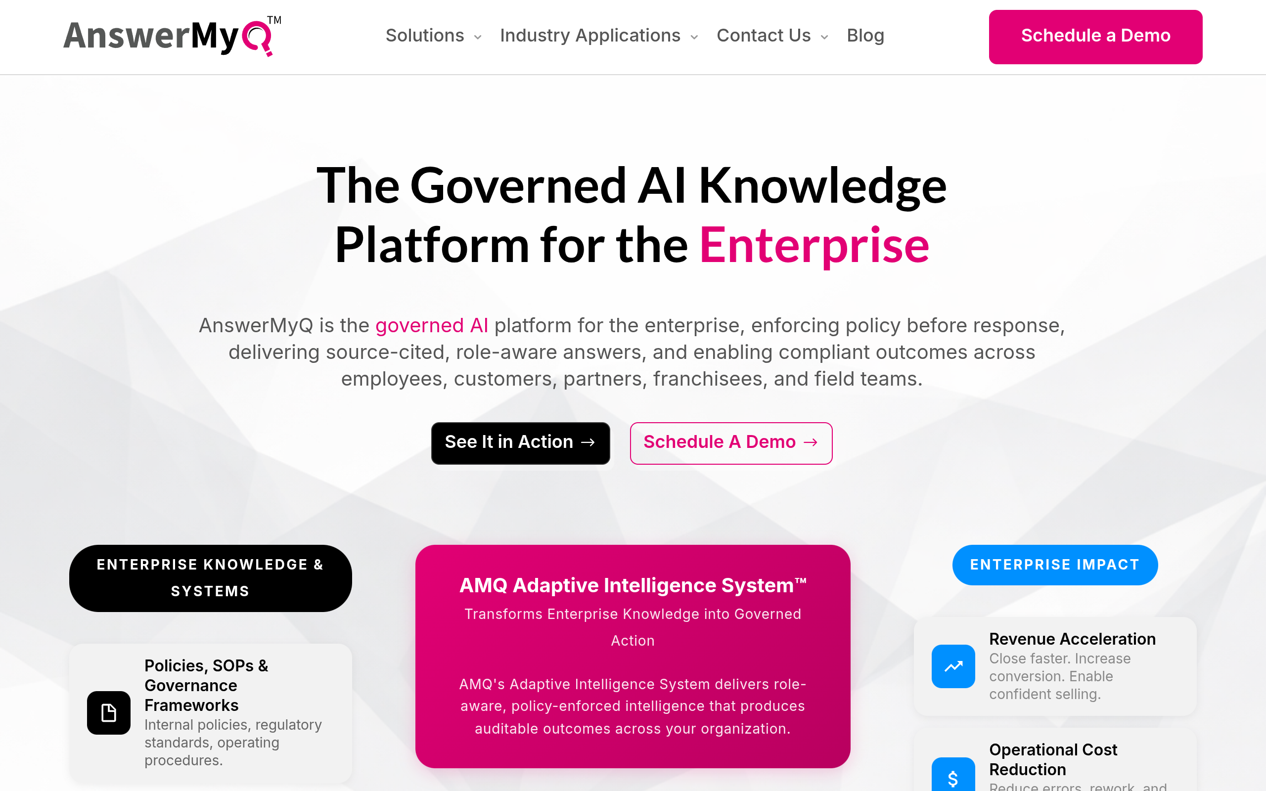 AnswerMyQ screenshot – image 1