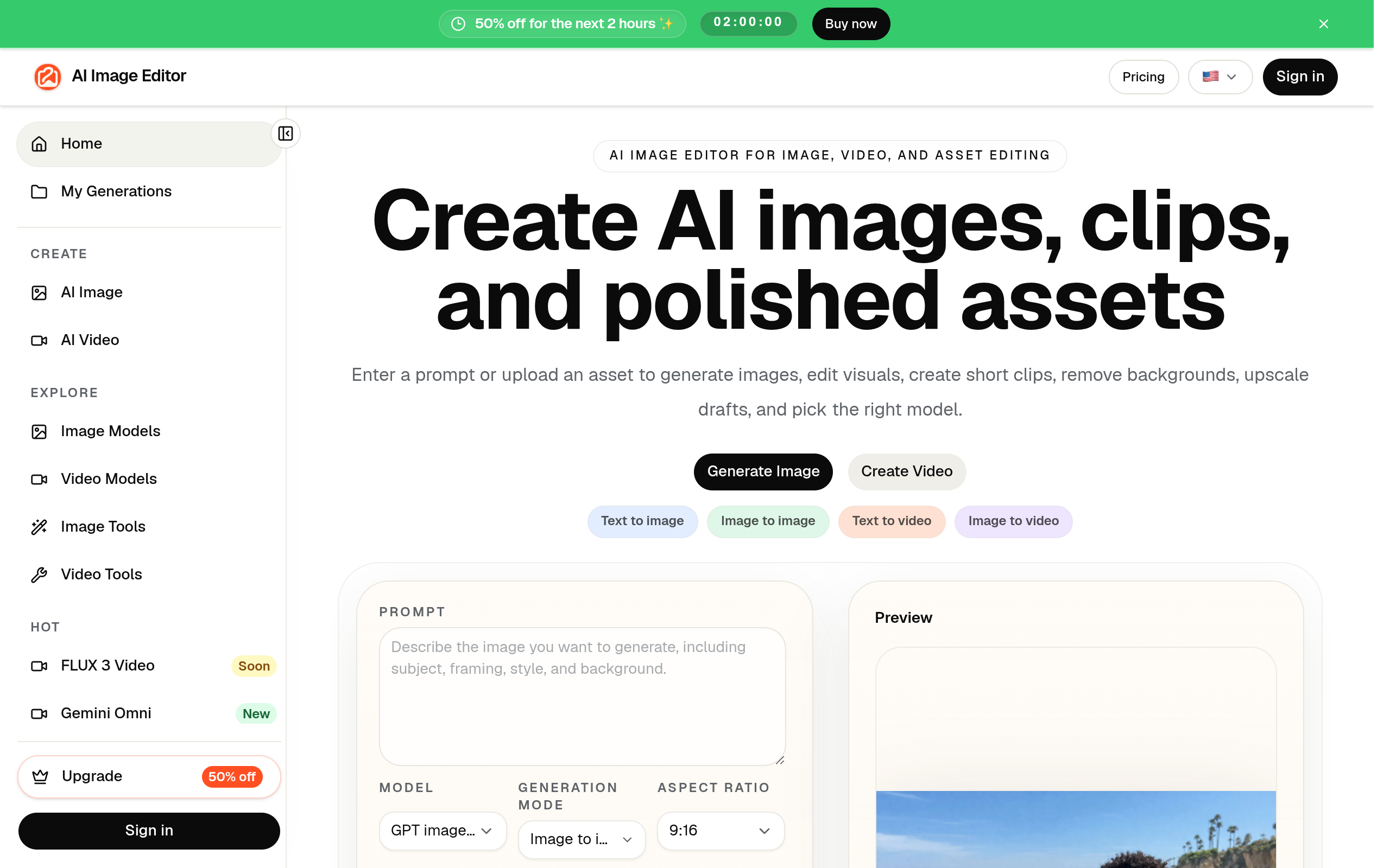 AI Image Editor screenshot – image 1