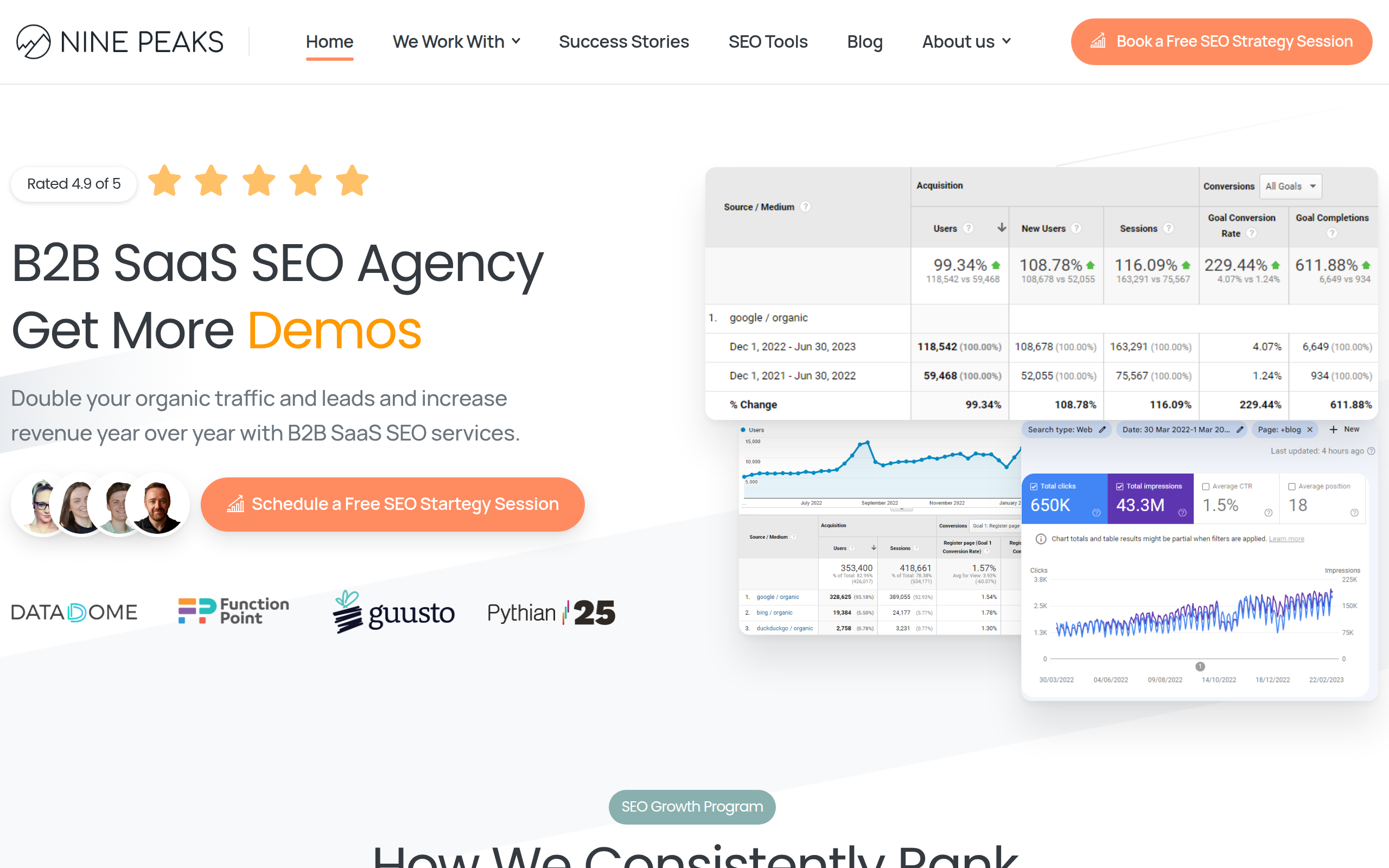 Nine Peaks Media Screenshot