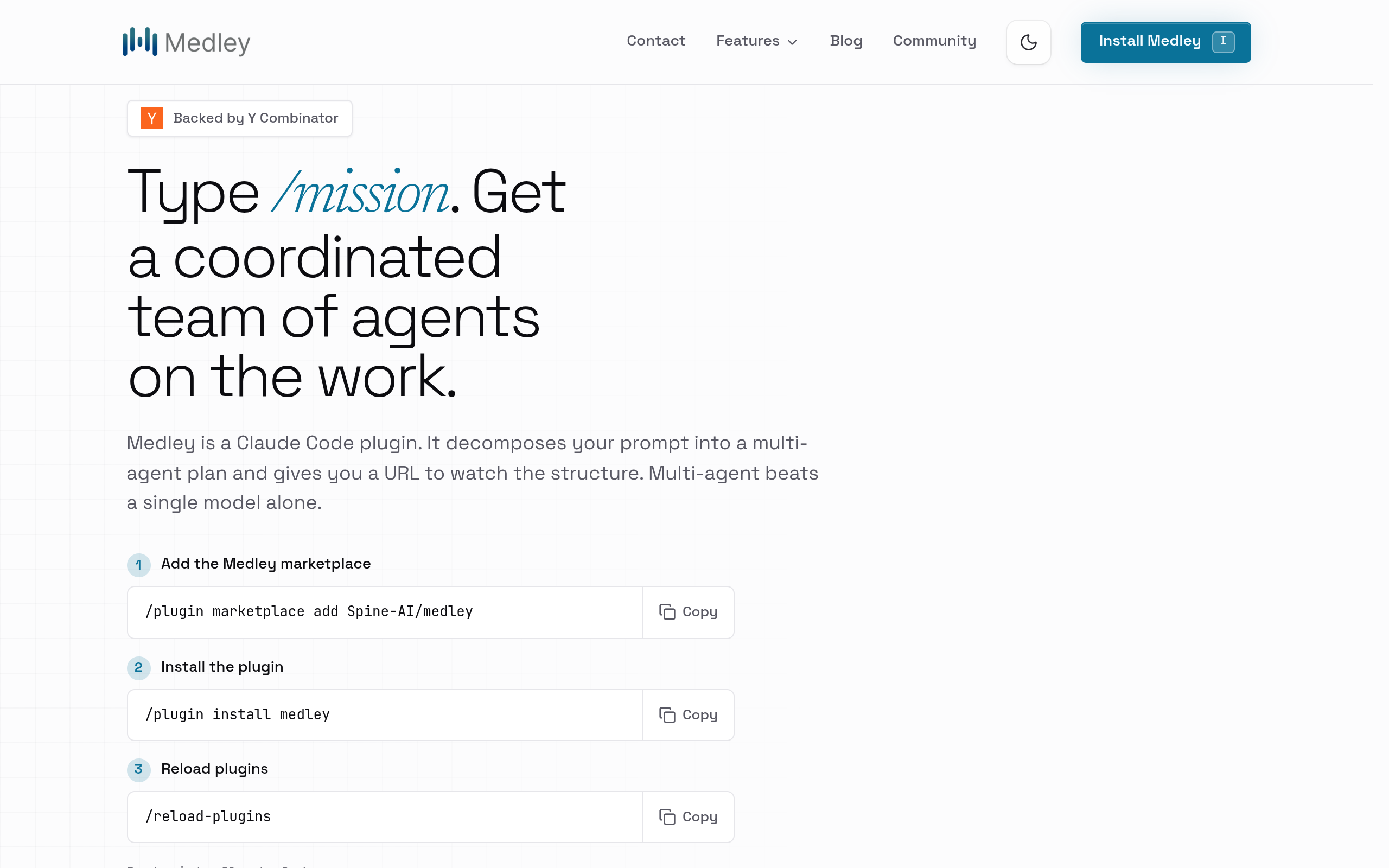 /mission for Claude Code screenshot – image 1