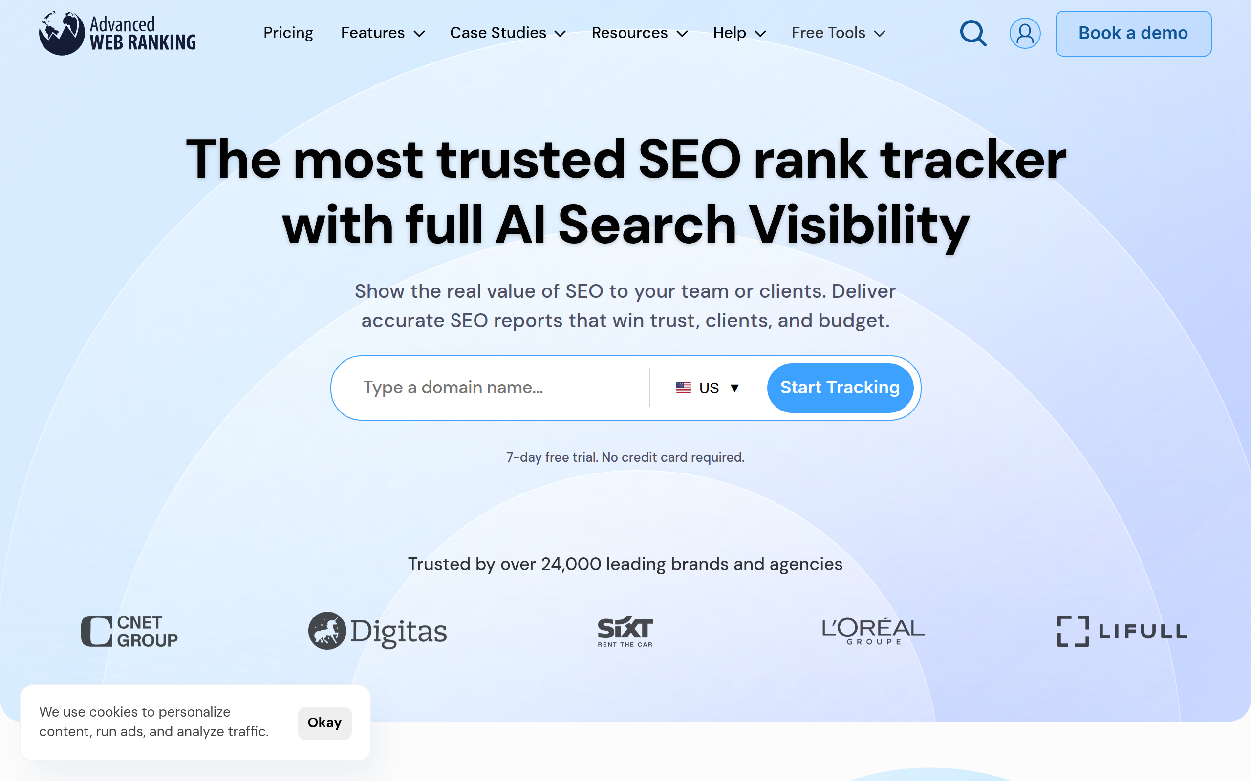 Advanced Web Ranking Screenshot