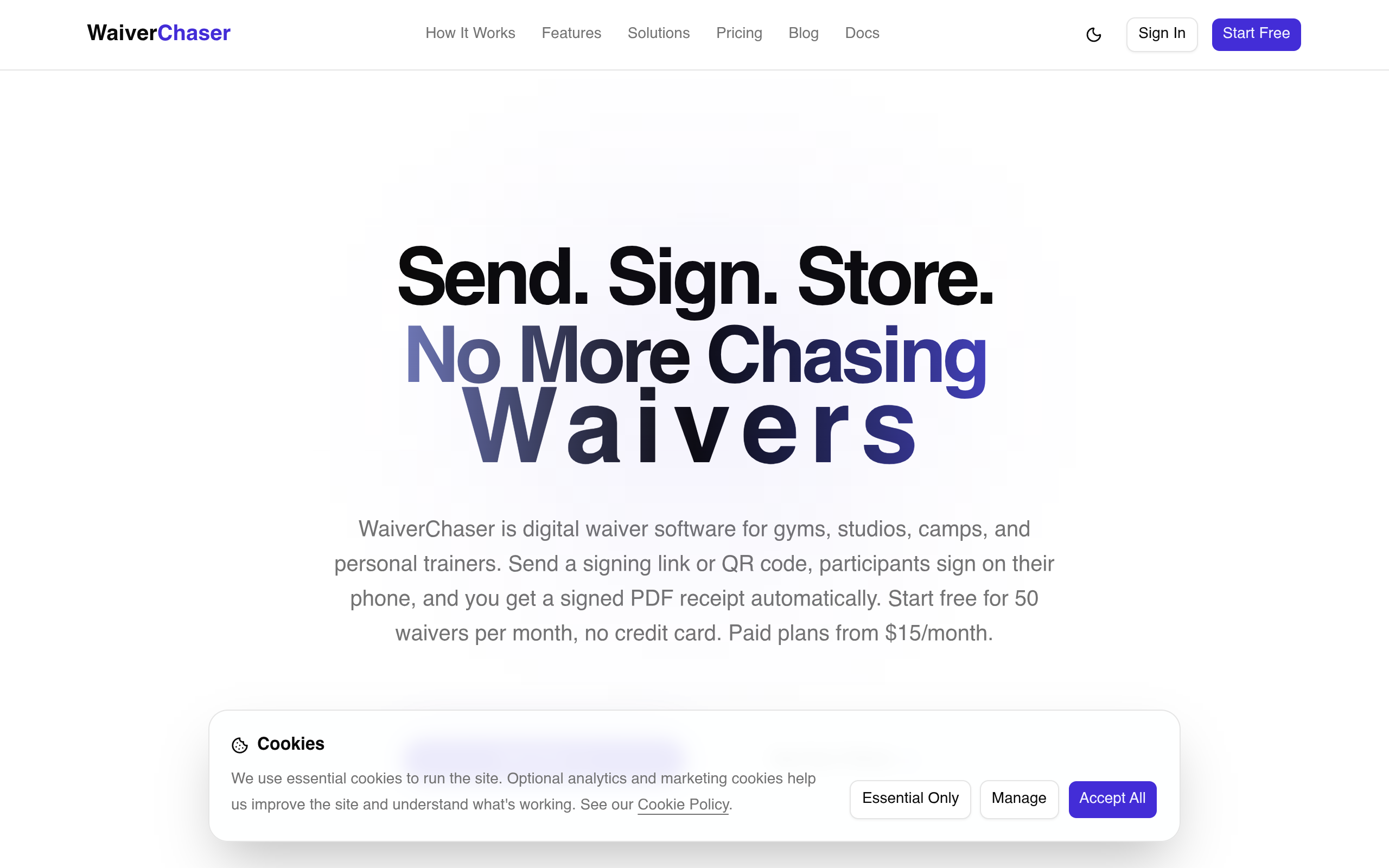 WaiverChaser screenshot, image 1