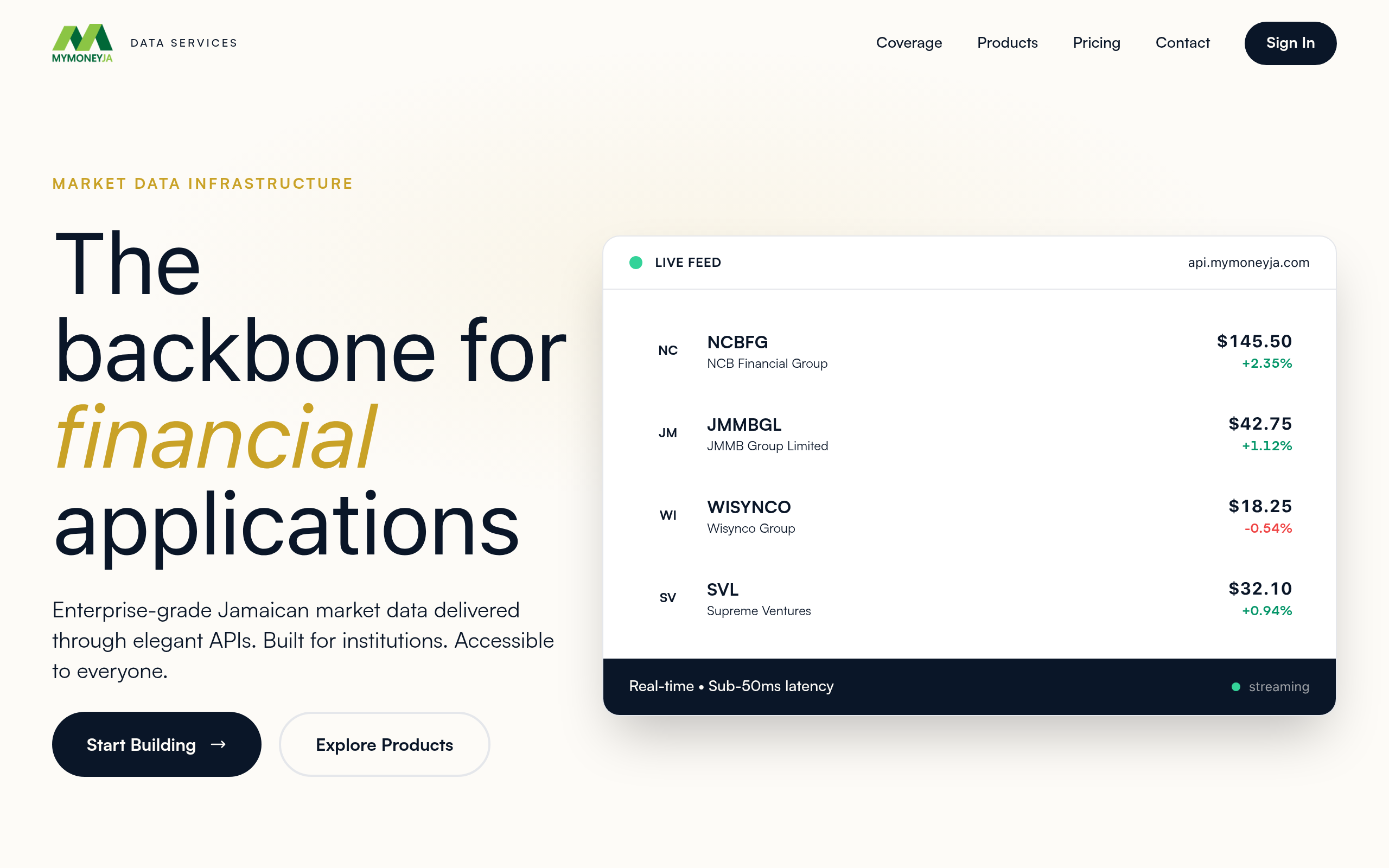 Screenshot preview of mymoneyja.com