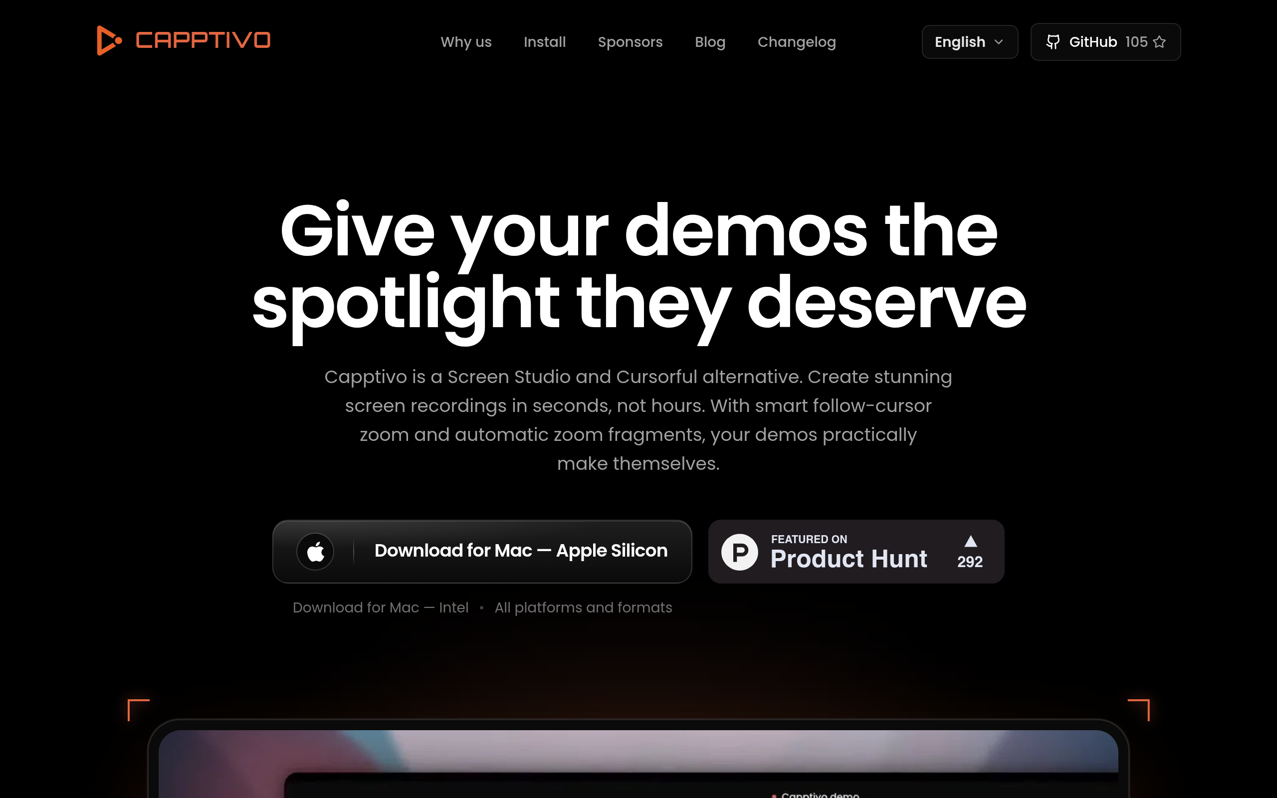 Capptivo screenshot – image 1
