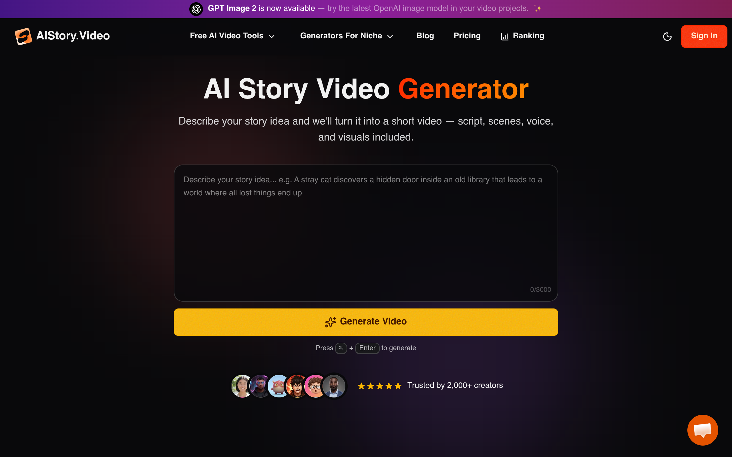 AI Story Video screenshot, image 1
