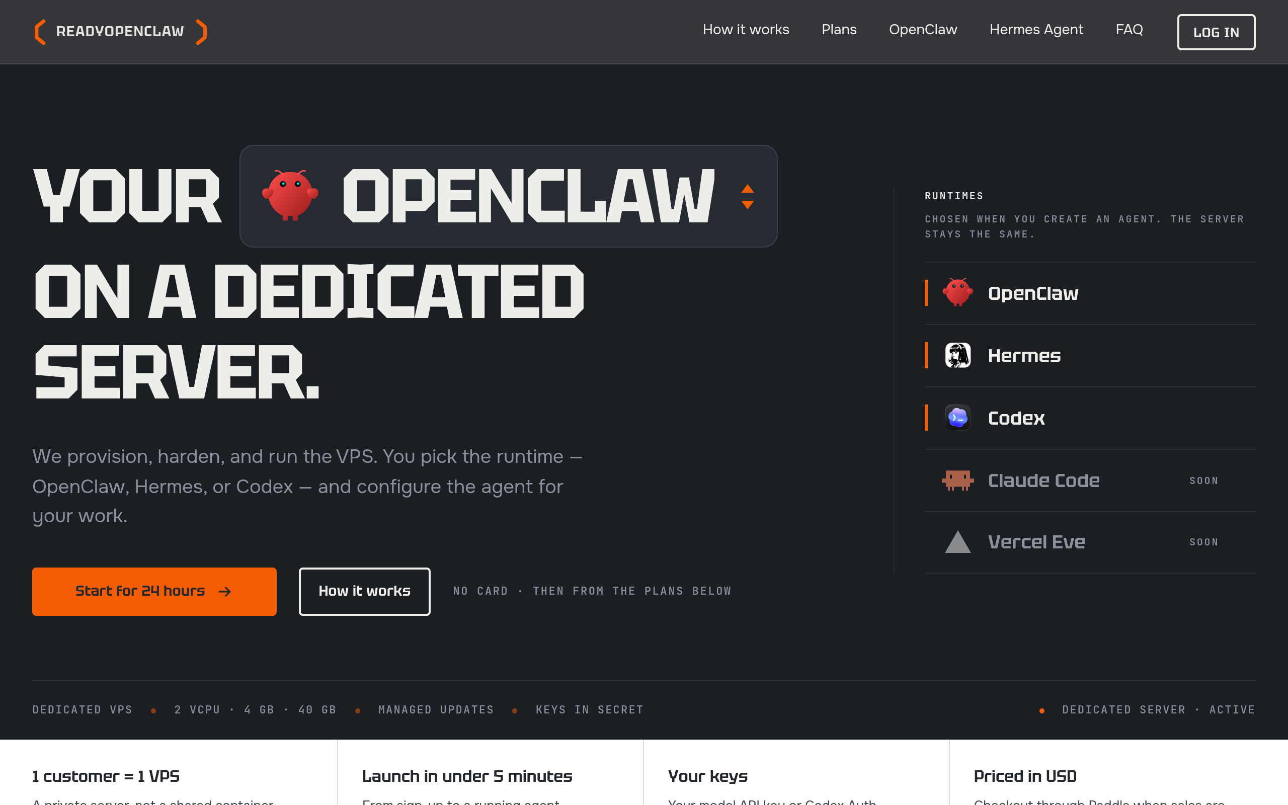 ReadyOpenClaw screenshot