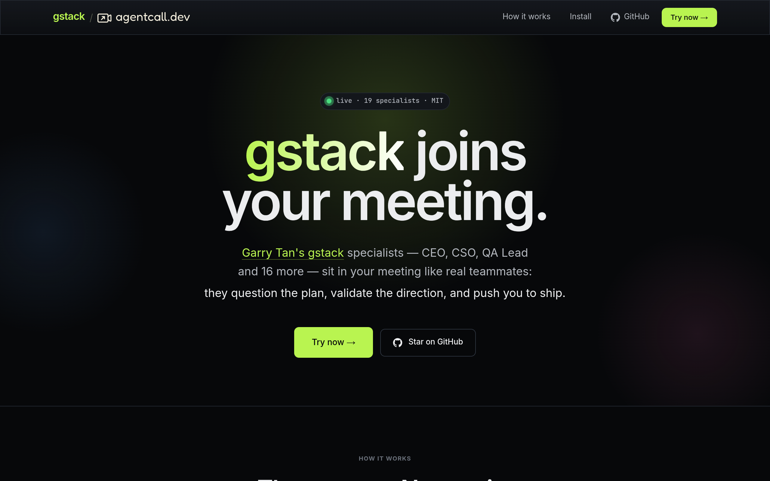 AI YC interview with Gstack agents screenshot – image 1