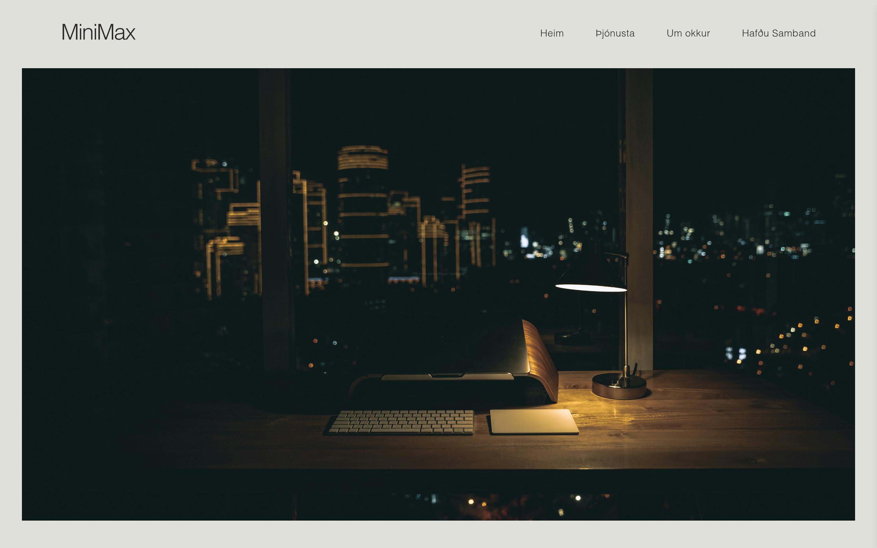 Minimax website