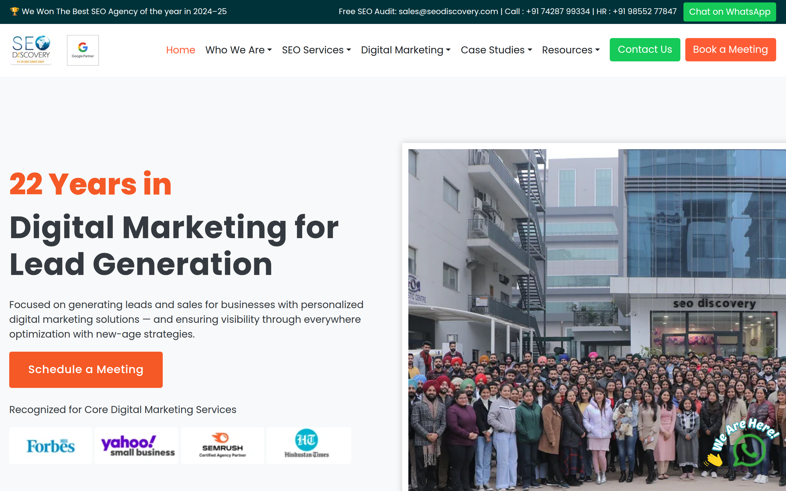 SEO Discovery Screenshot